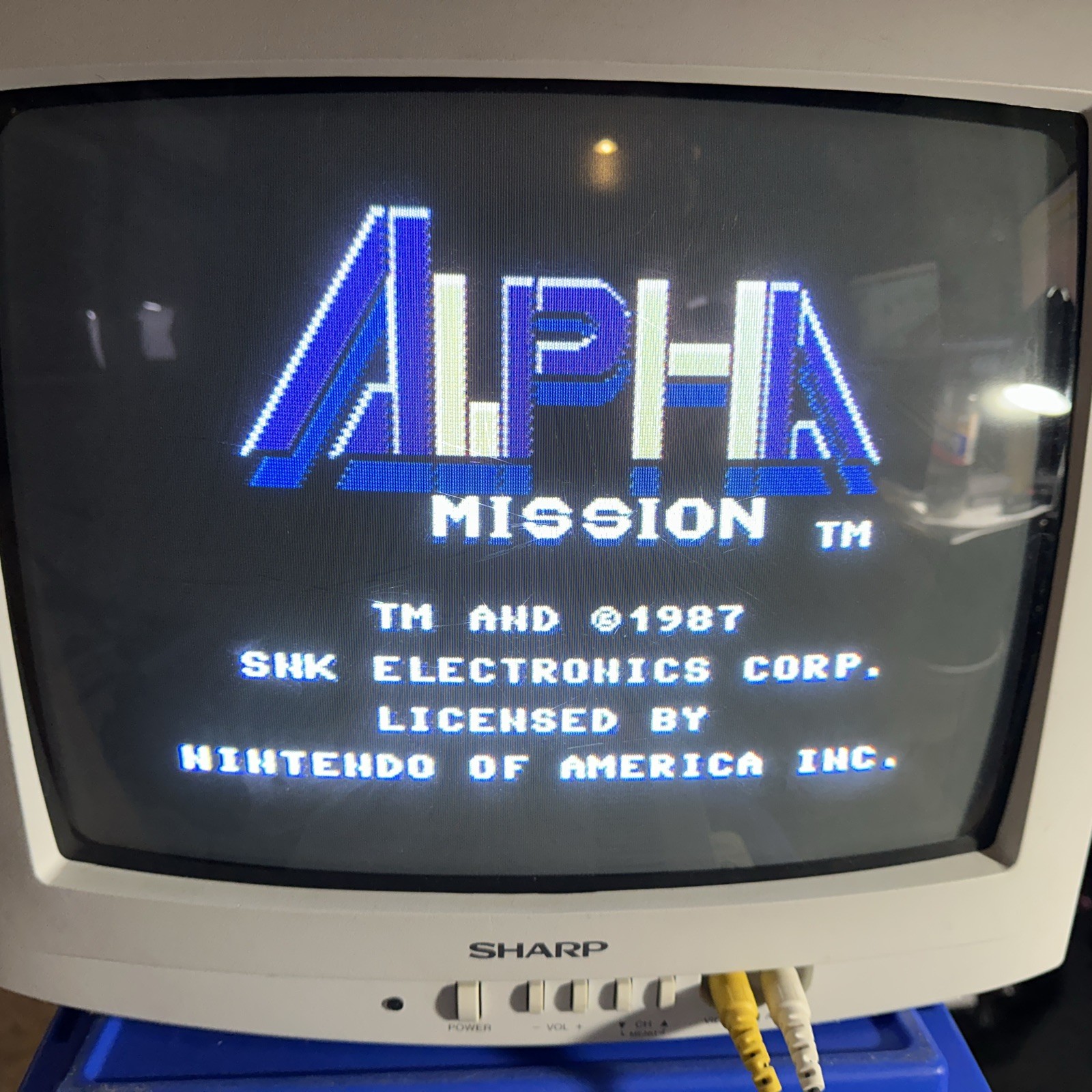 NES Alpha Mission Stealth Air Wolf Nintendo Entertainment System Cleaned Tested