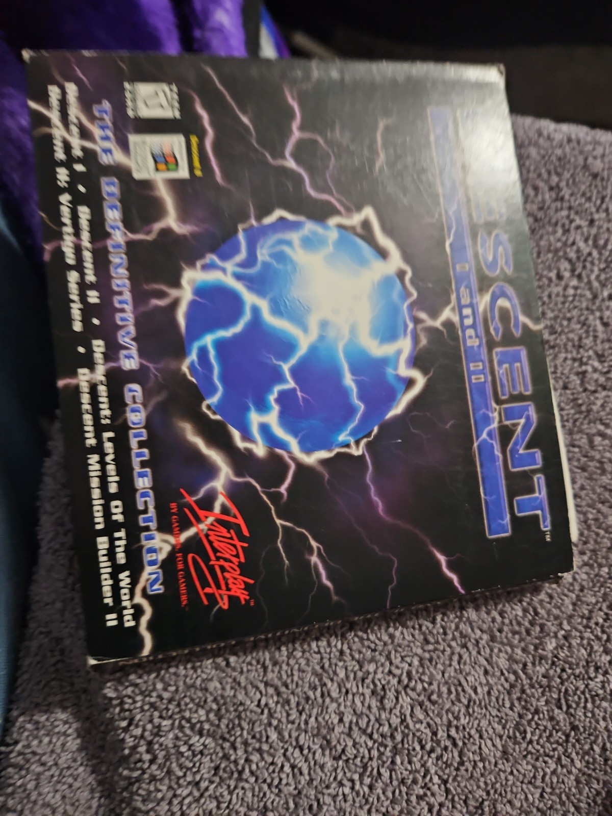 Descent I 1 & II 2: The Definitive Collection (Windows PC 1997) No Manual 3-Disc