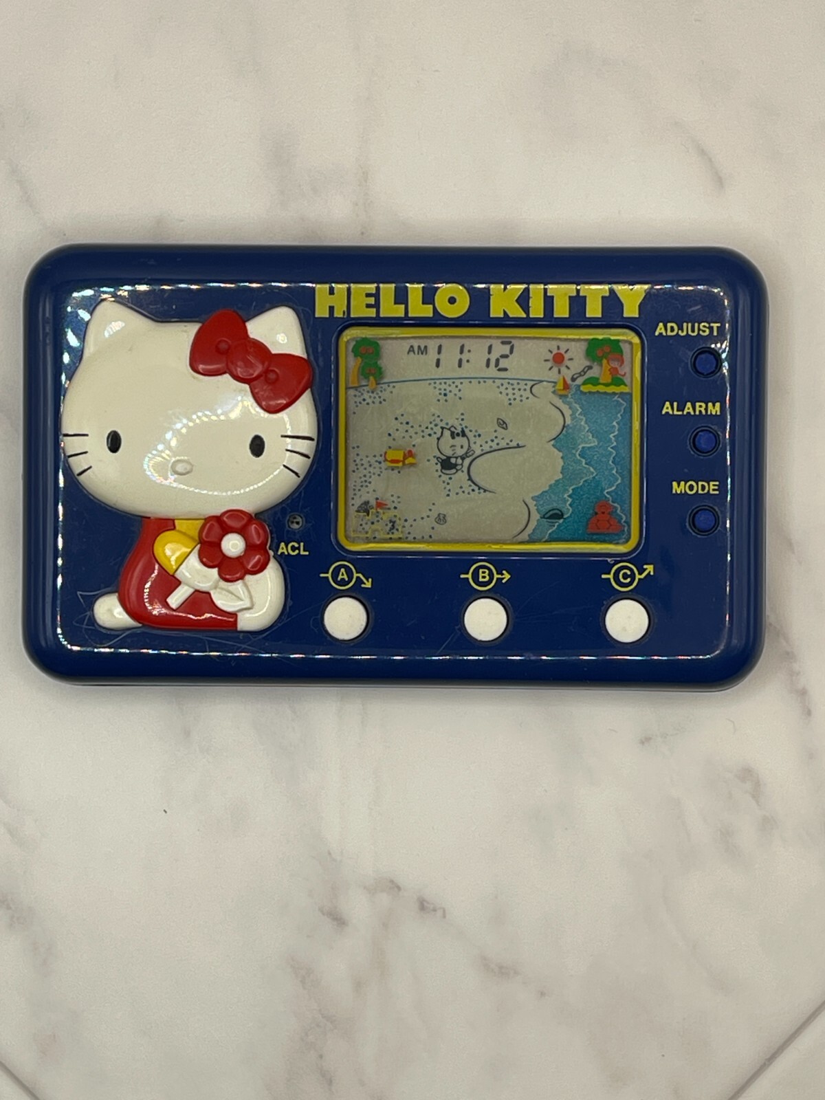 Sanrio Hello Kitty SEASIDE HOLIDAY Game Watch Tomy Handheld Console Japan Used