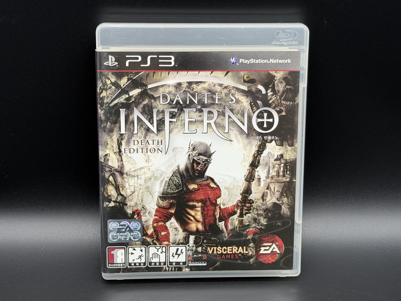 RARE Dante’s Inferno Death Edition PS3 Korean Version Complete Korea Super Rare