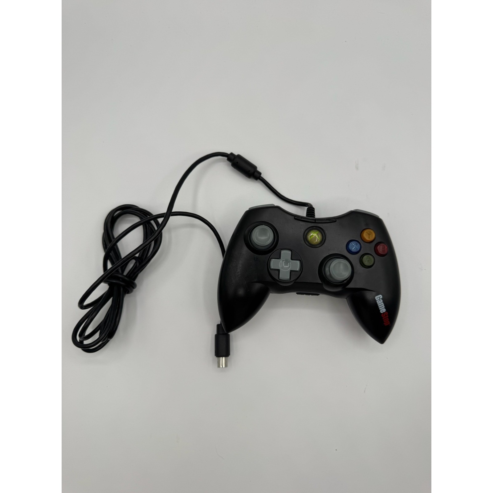 GameStop Xbox 360 Wired Controller Mad Catz Black Gamepad 04580E UNTESTED