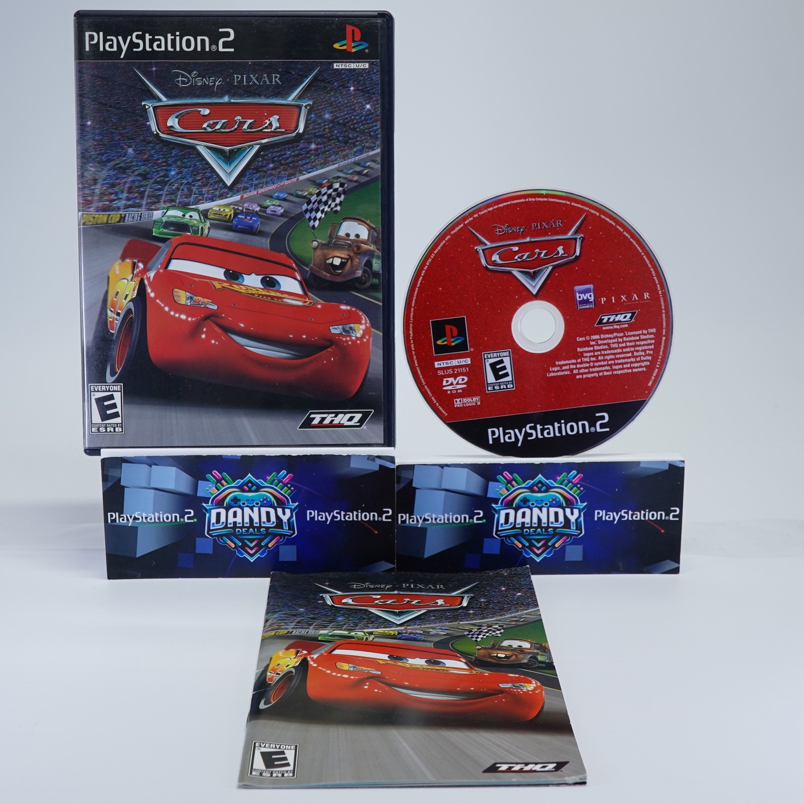Cars PS2 Black Label – CIB W/ Manual – PlayStation 2