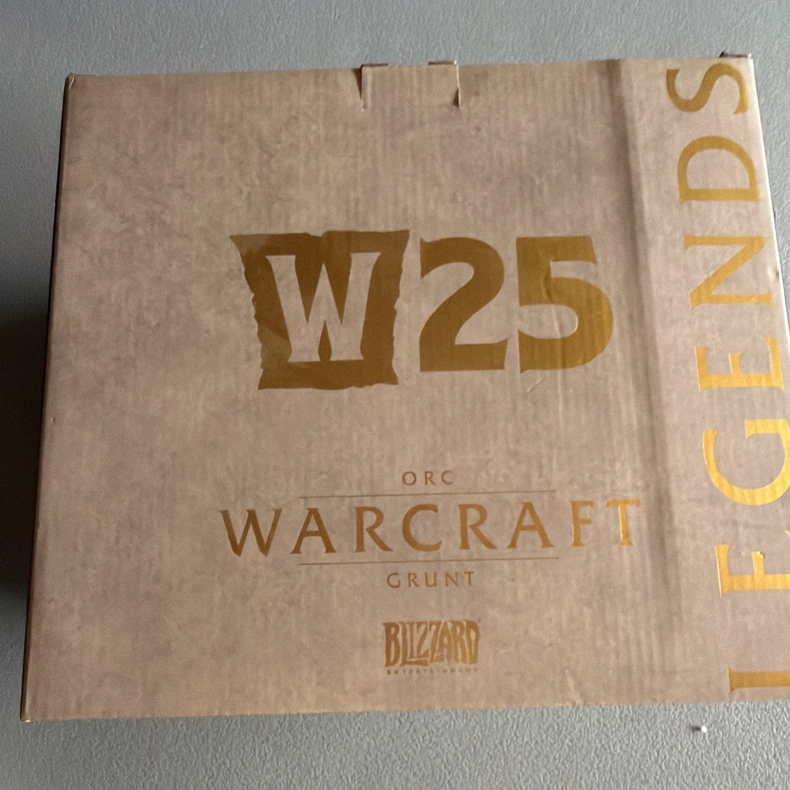 Warcraft Legends: Orc Grunt Statue BlizzCon 2019 Commemorative W25 Blizzard NOB