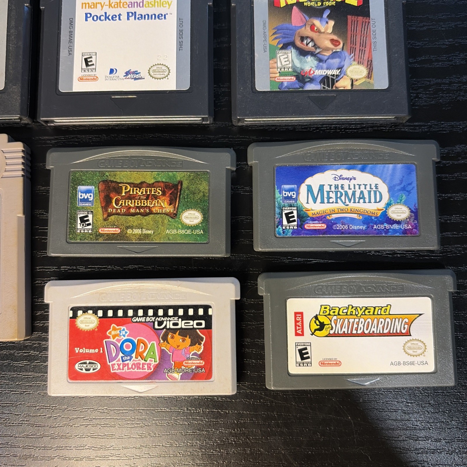 Game boy Advance GBA Lot of 10 Games ~ Tested Working ~ Yoshi Pac-Man Rampage