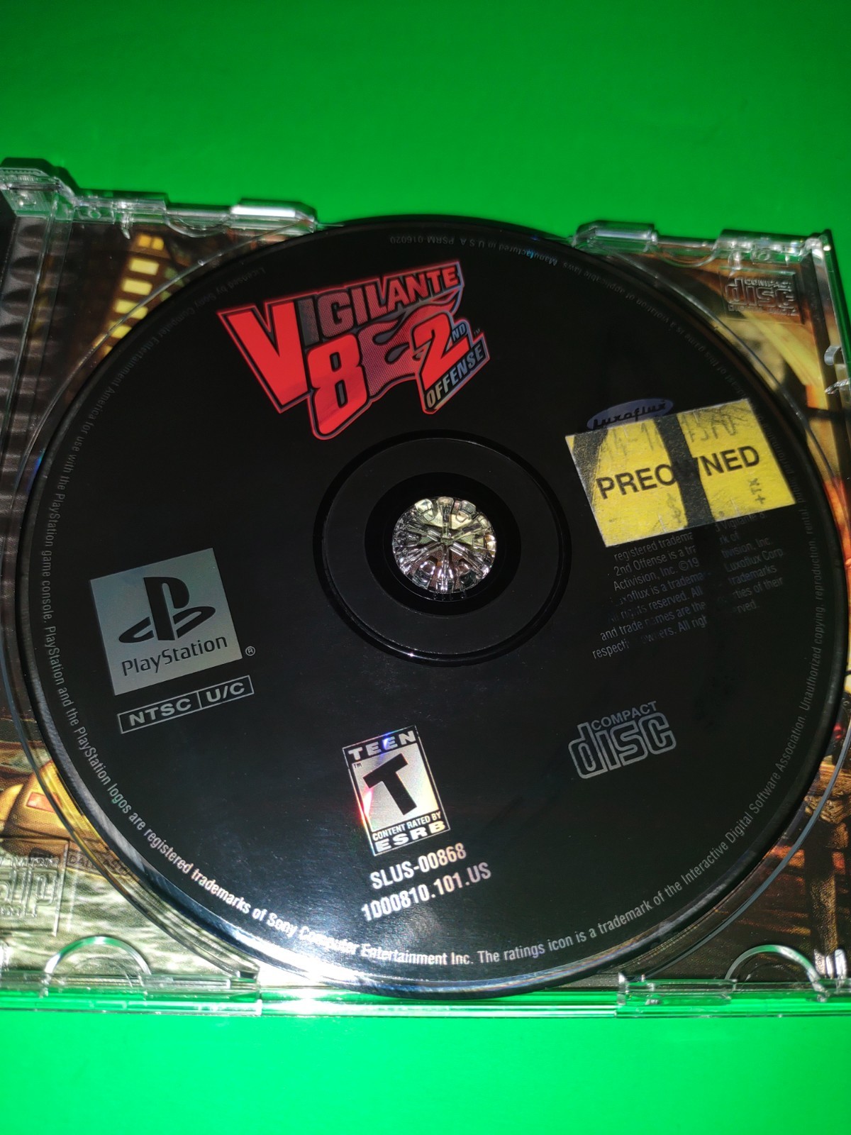 Vigilante 8 2nd Offense (Sony PlayStation 1, 1998 PS1) Complete W/ Reg Tested