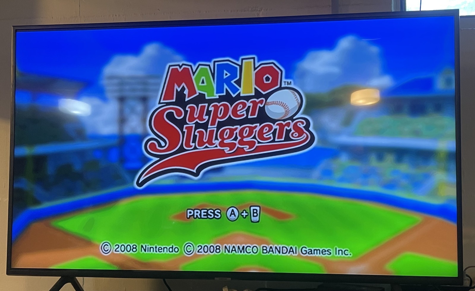 Nintendo Wii Mario Super Sluggers Tested Working With Case & Manual