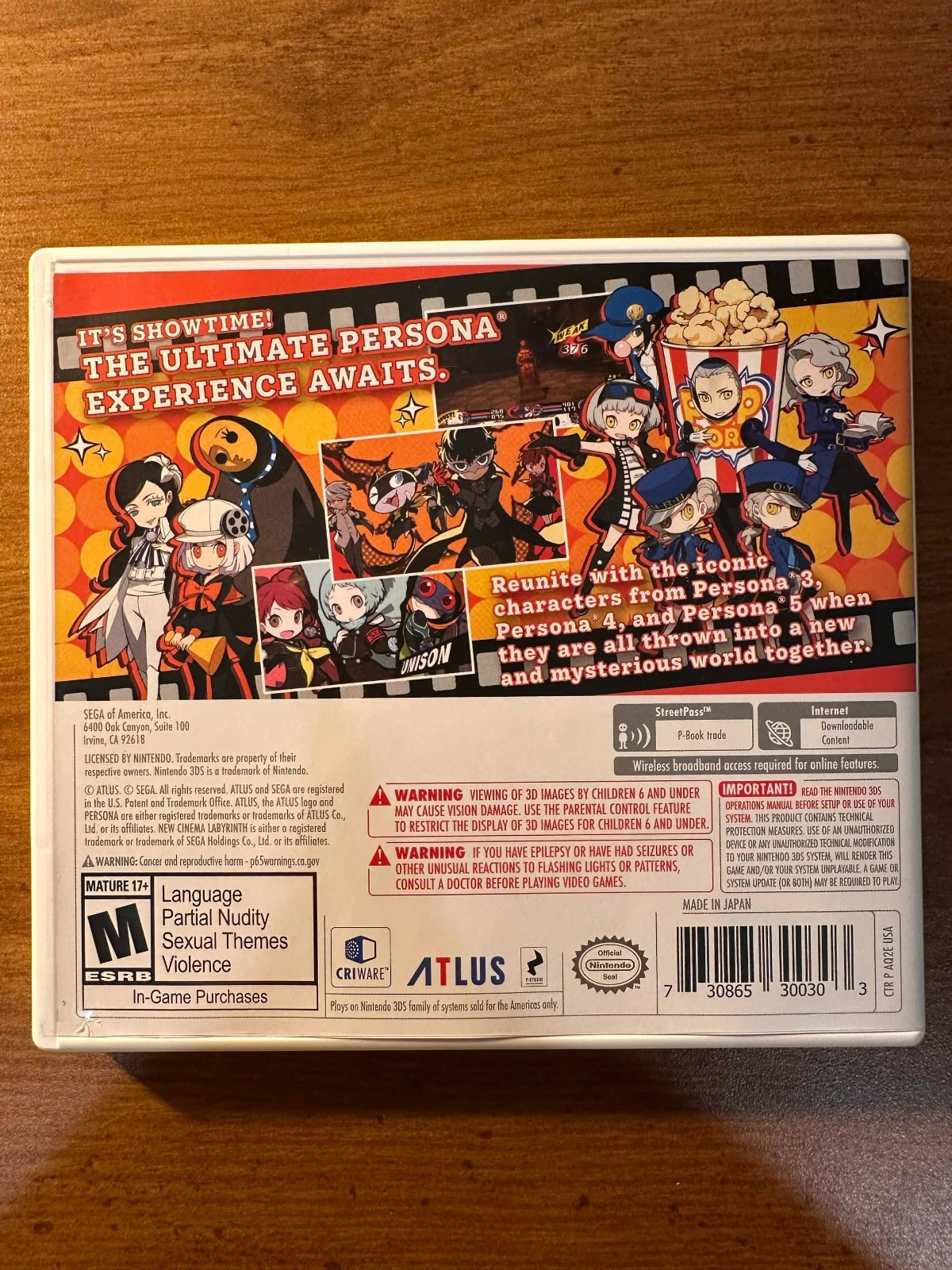 Persona Q2: New Cinema Labyrinth — Launch Edition (Nintendo 3DS, 2019)