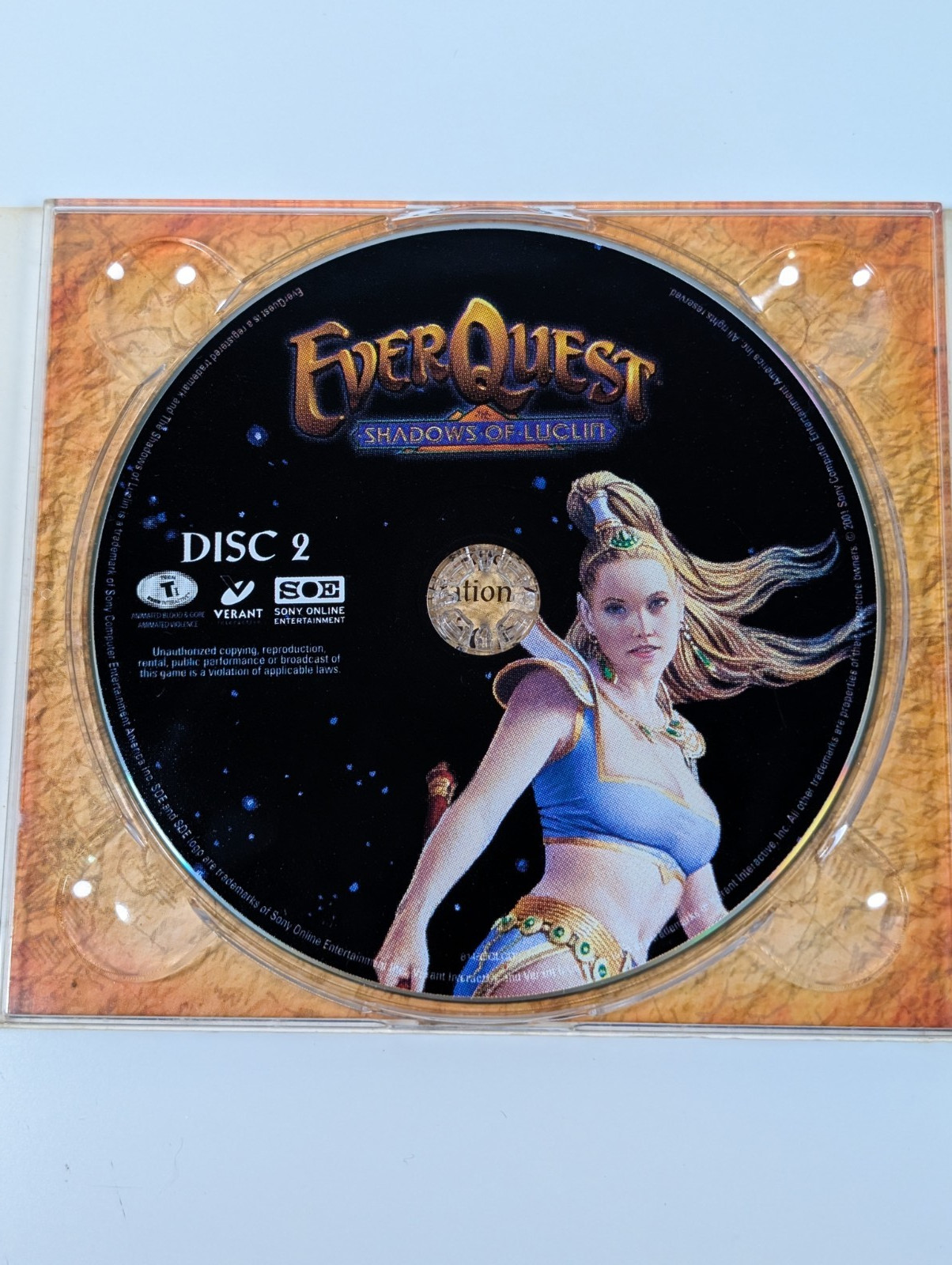 EverQuest: Shadows of Luclin (PC, 2001) Tested Working w/ Holder, 3 Discs