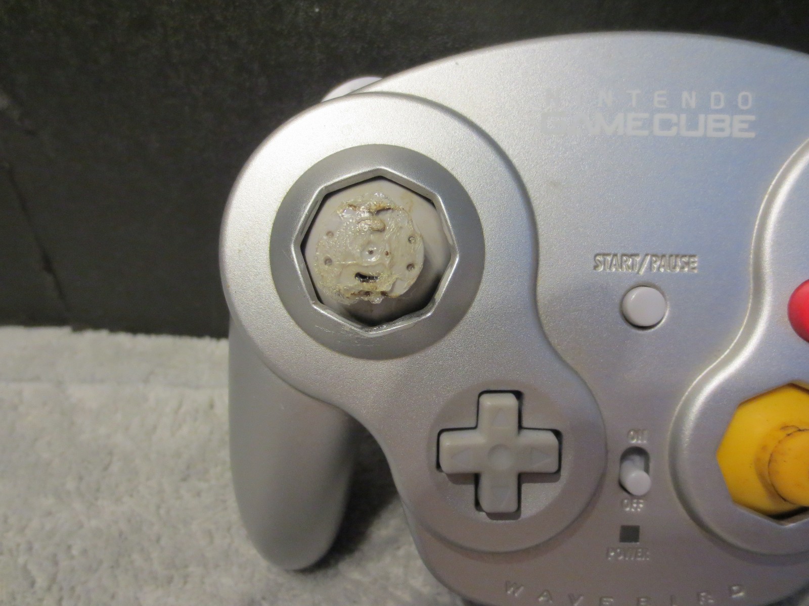 GameCube Wavebird Wireless Controller w/ Receiver – Tested – Works on Ch. 2 Only