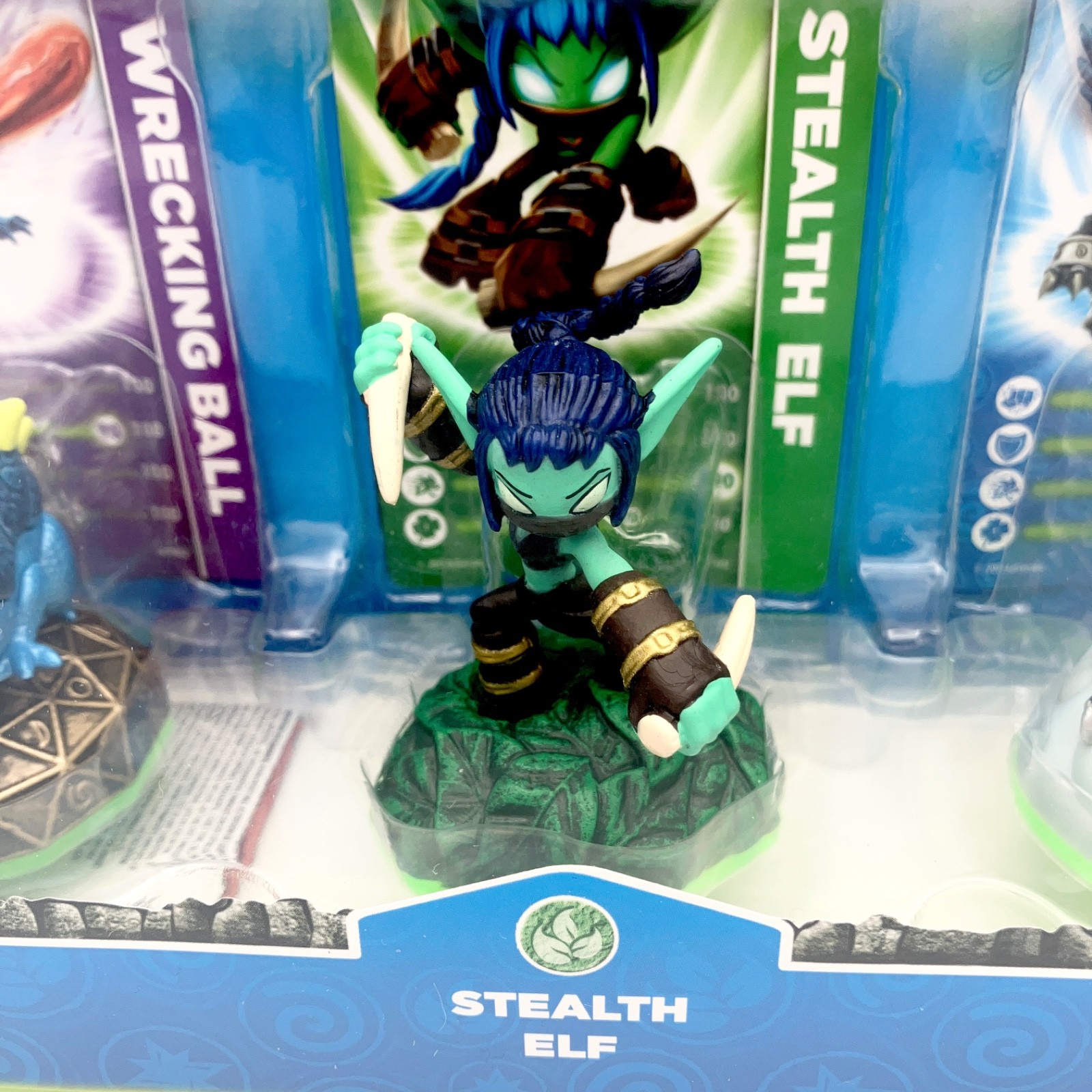 Skylanders Spyros Adventure Figure Pack Wrecking Ball Stealth Elf Sonic Boom NEW