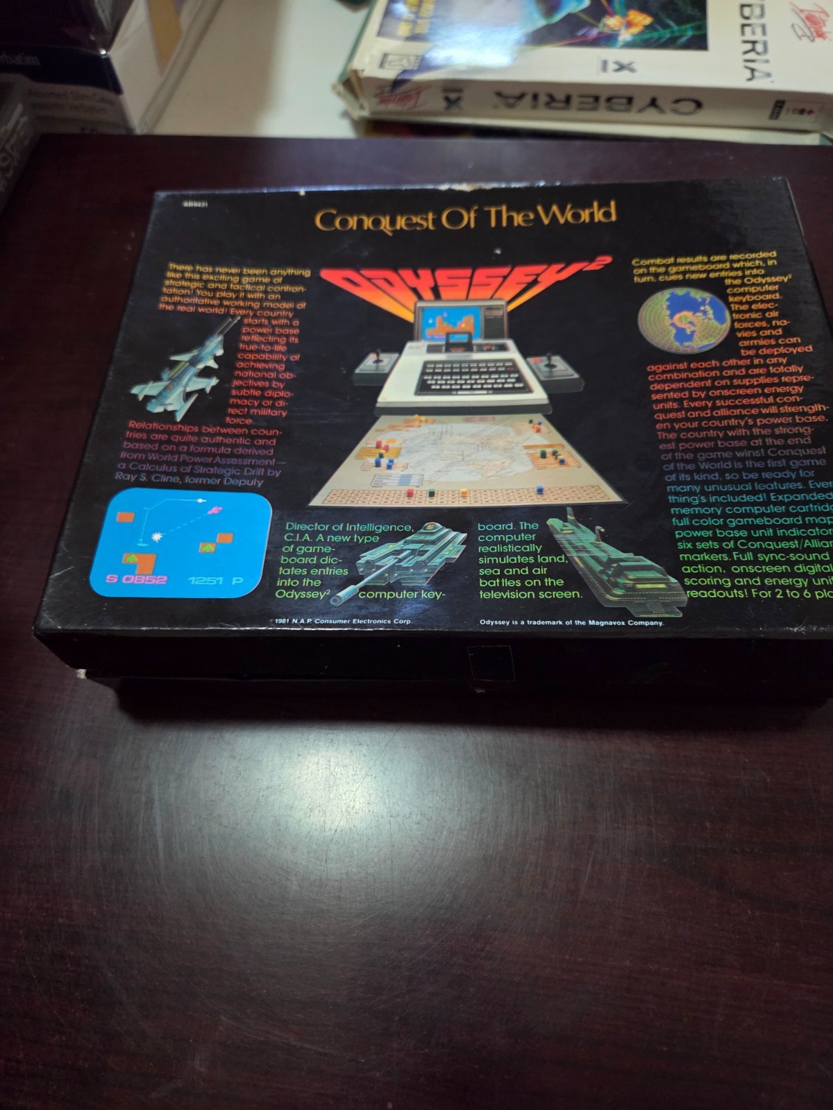 Magnavox Odyssey 2 Conquest of the World, In original box, Nice!