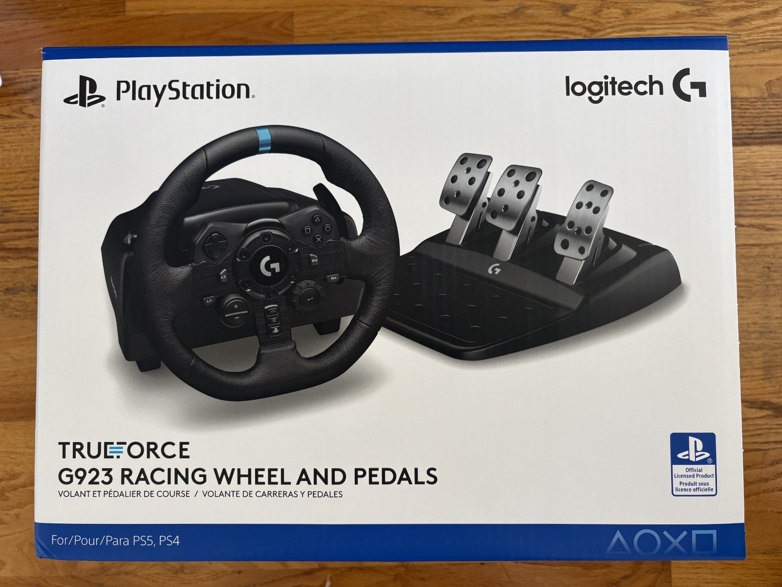 Logitech G923 Racing Wheel and Pedals for PlayStation (PS4/PS5) – Black