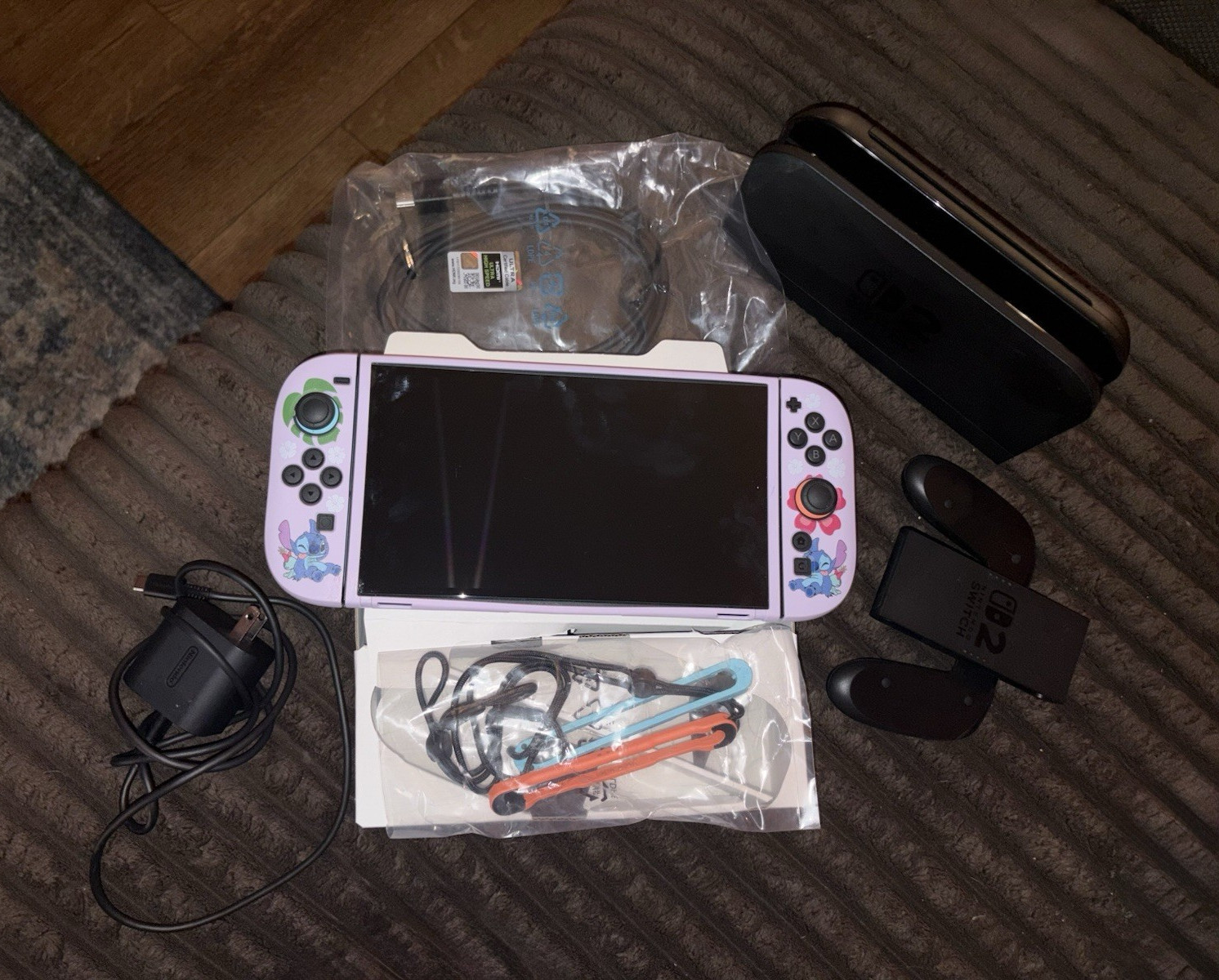 Nintendo Switch 2 Console Black w/ Dock HDMI Joy-Cons. Comes with everything.