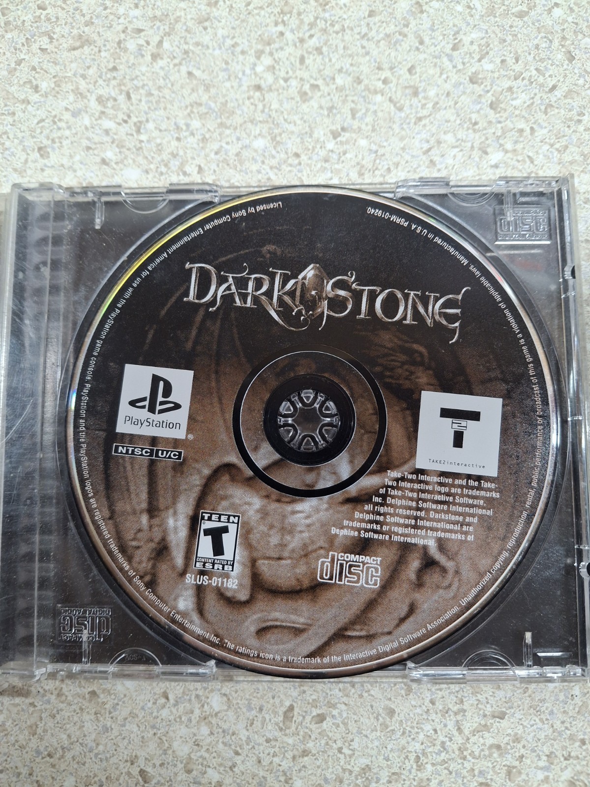 Darkstone Dark Stone Sony PlayStation PS1 Complete Tested Take 2 Interactive