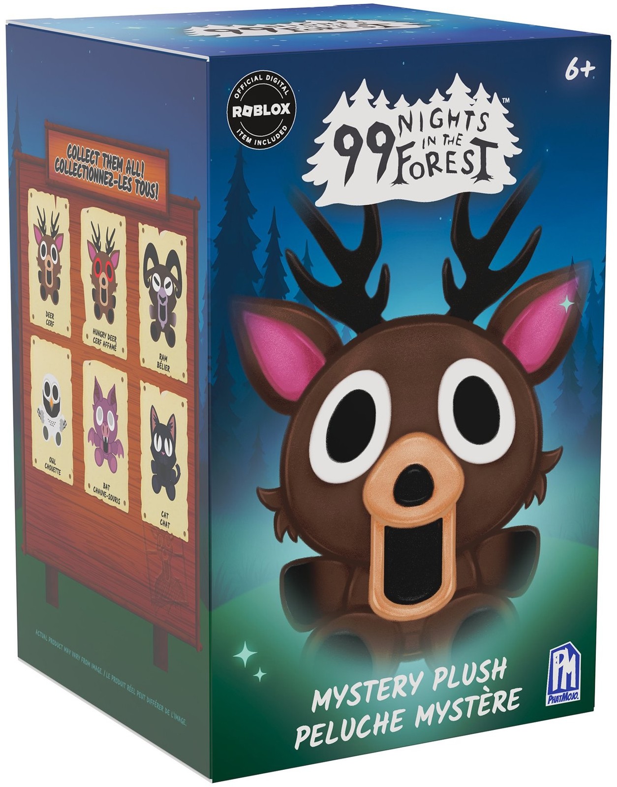 Roblox 99 Nights in the Forest 5.5-Inch Plush [Includes DLC Code!]