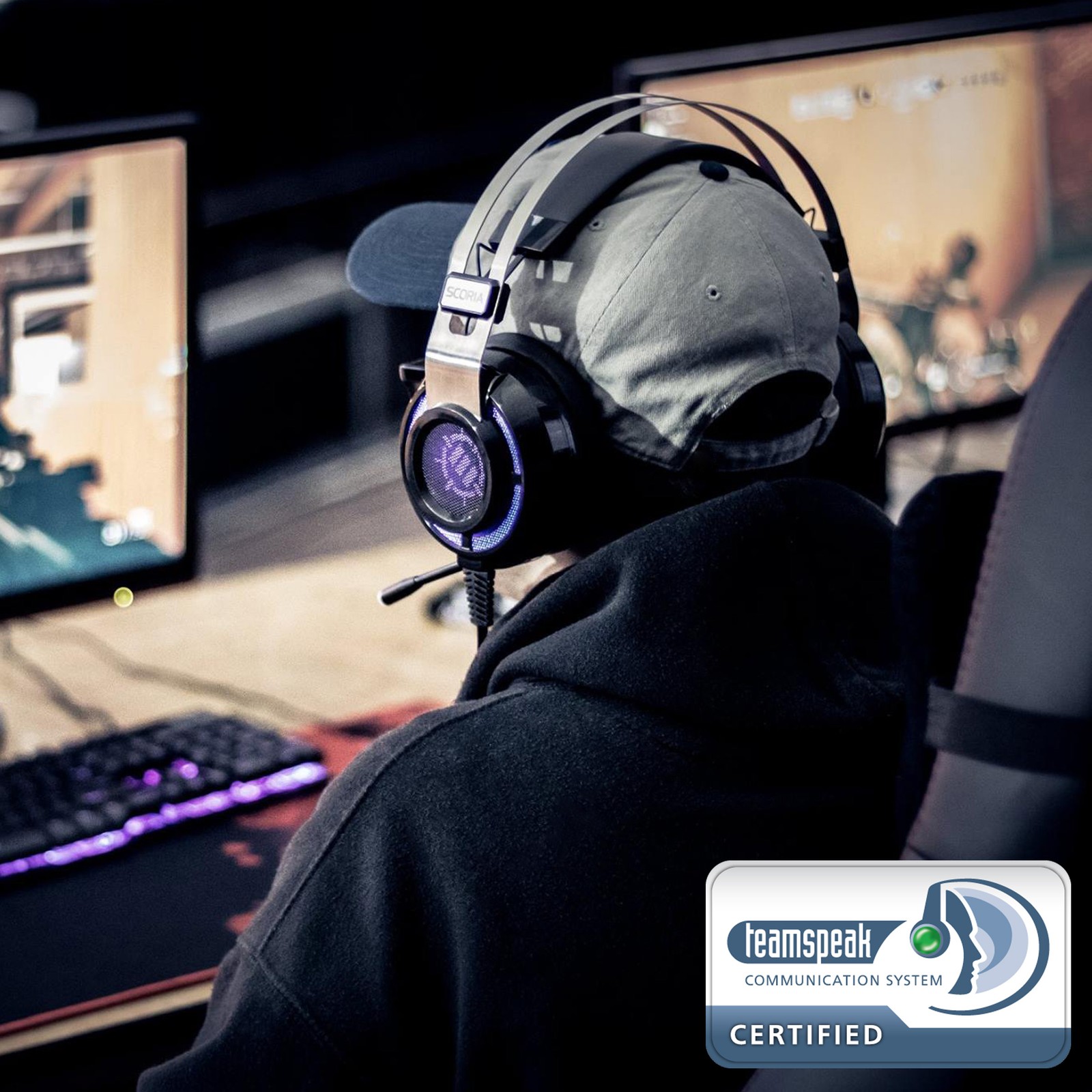 ENHANCE SCORIA PC Gaming Headset w/ 7.1 Virtual Surround , Adjustable Vibration
