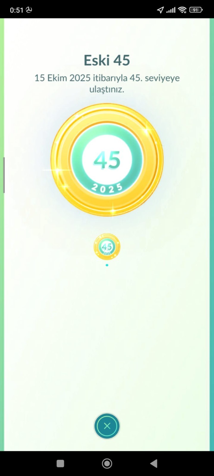 Pokémon Go level 72 lvl – 2018