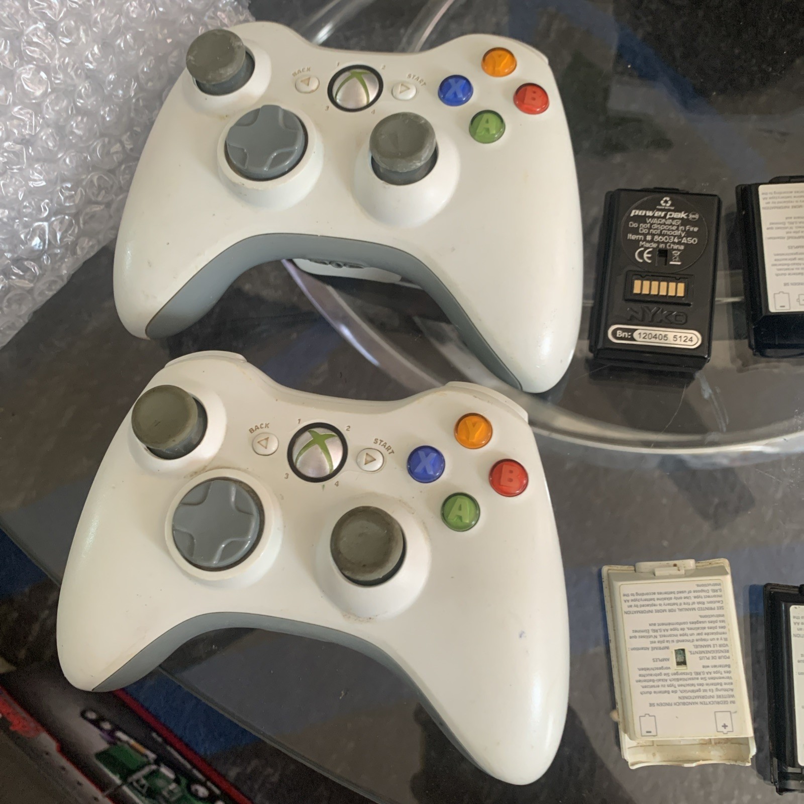Microsoft Xbox 360 Wireless Controller White OEM Silver OEM