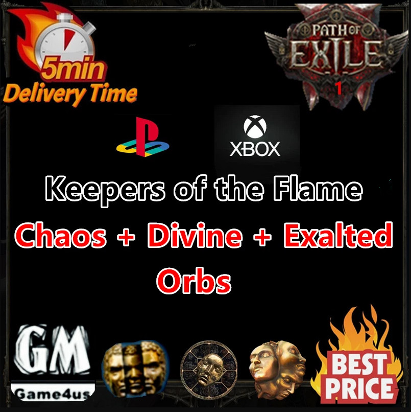 Path of Exile Divine Orbs XBOX / PS5 POE 1 Keepers of the Flame Virtual Item🚀
