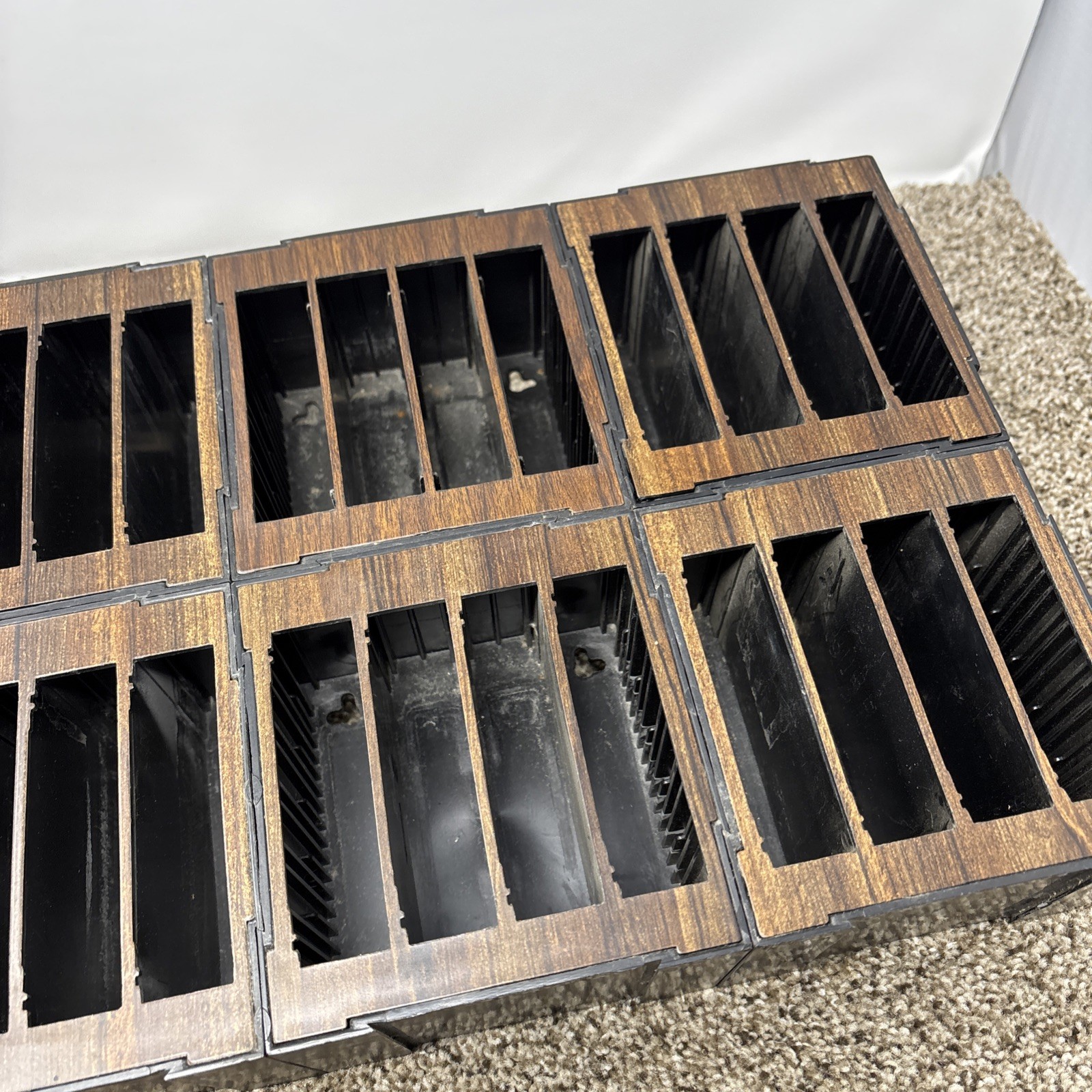 VINTAGE Music Mate 24 Ct. Modular Atari Game Holder Storage Organizer RARE