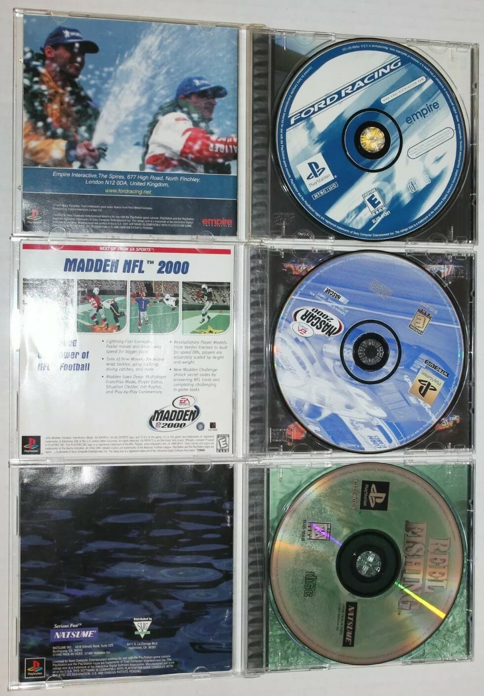 PlayStation PS1 & PS2 Game Lot – 18 Titles – Mixed Action Sports Racing – Read