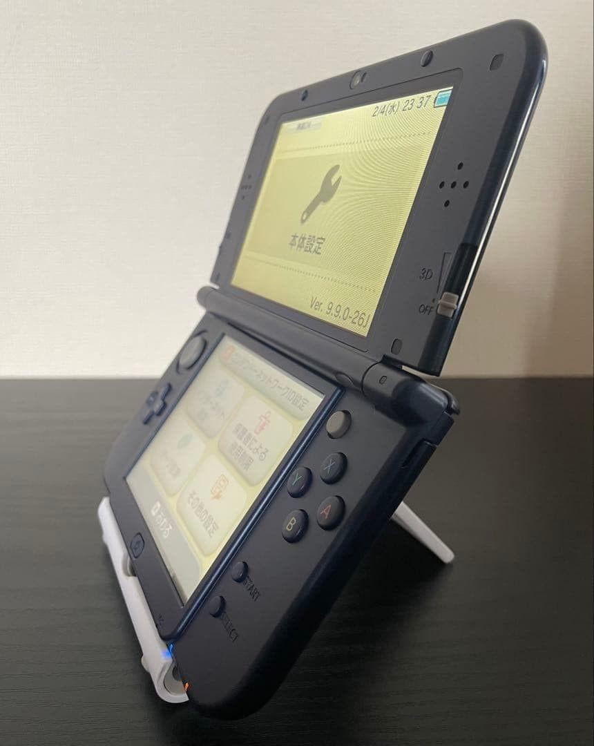 [Dual IPS] NEW Nintendo 3DS LL XL Metallic BLUE Game Console From JP