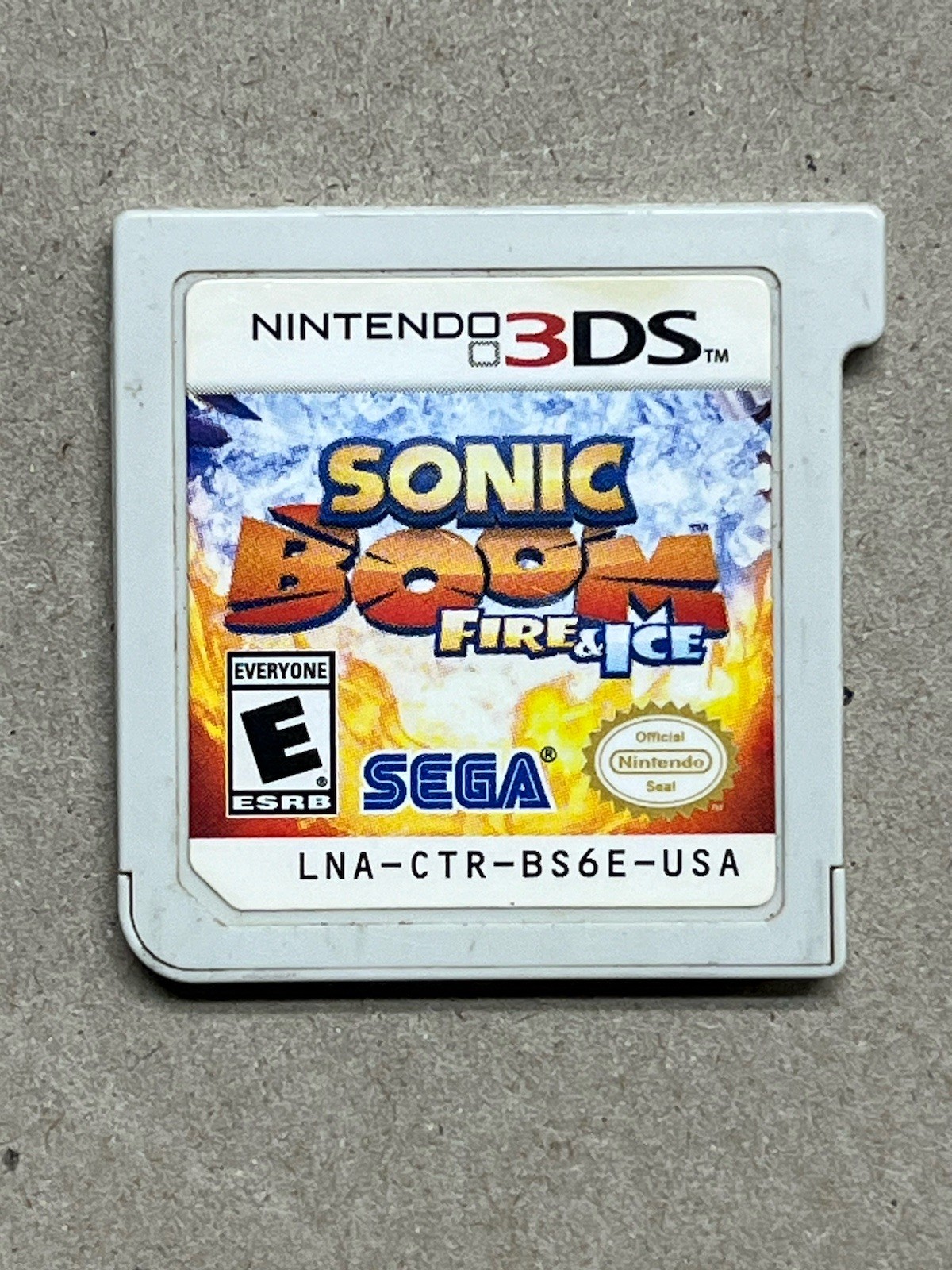 Sonic Boom: Fire & Ice Nintendo 3DS CART ONLY tested working free shipping