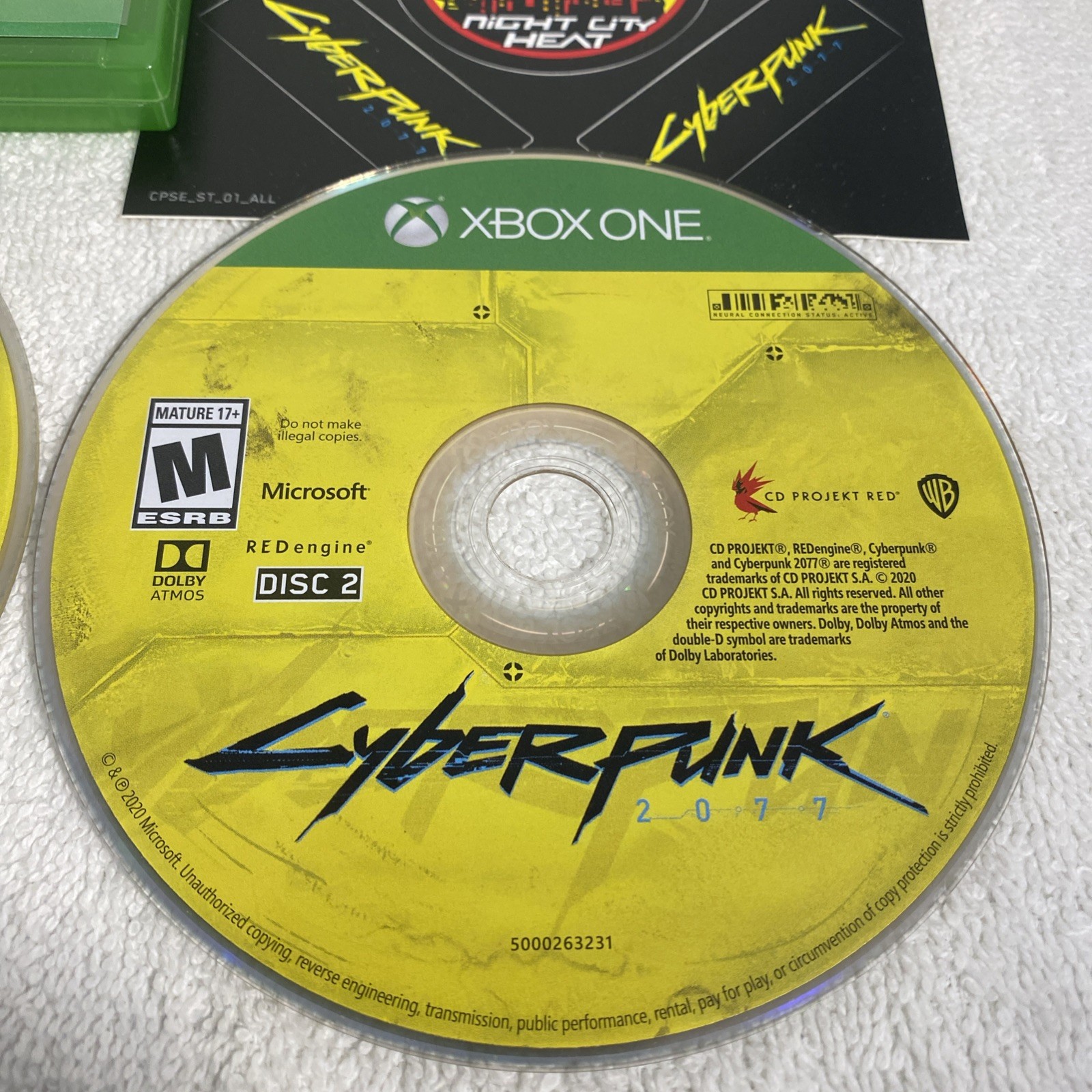 Cyberpunk 2077 Xbox One Open Word Action Sci-Fi Guns Loot RPG Skills Gore M