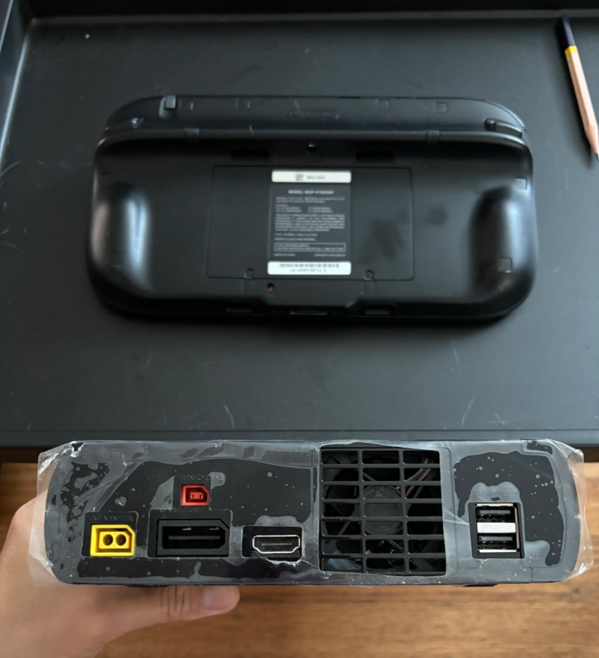 Wii U Console Black 32GB Tested&Work Sold as-is READ DESCRIPTION Check VIDEO