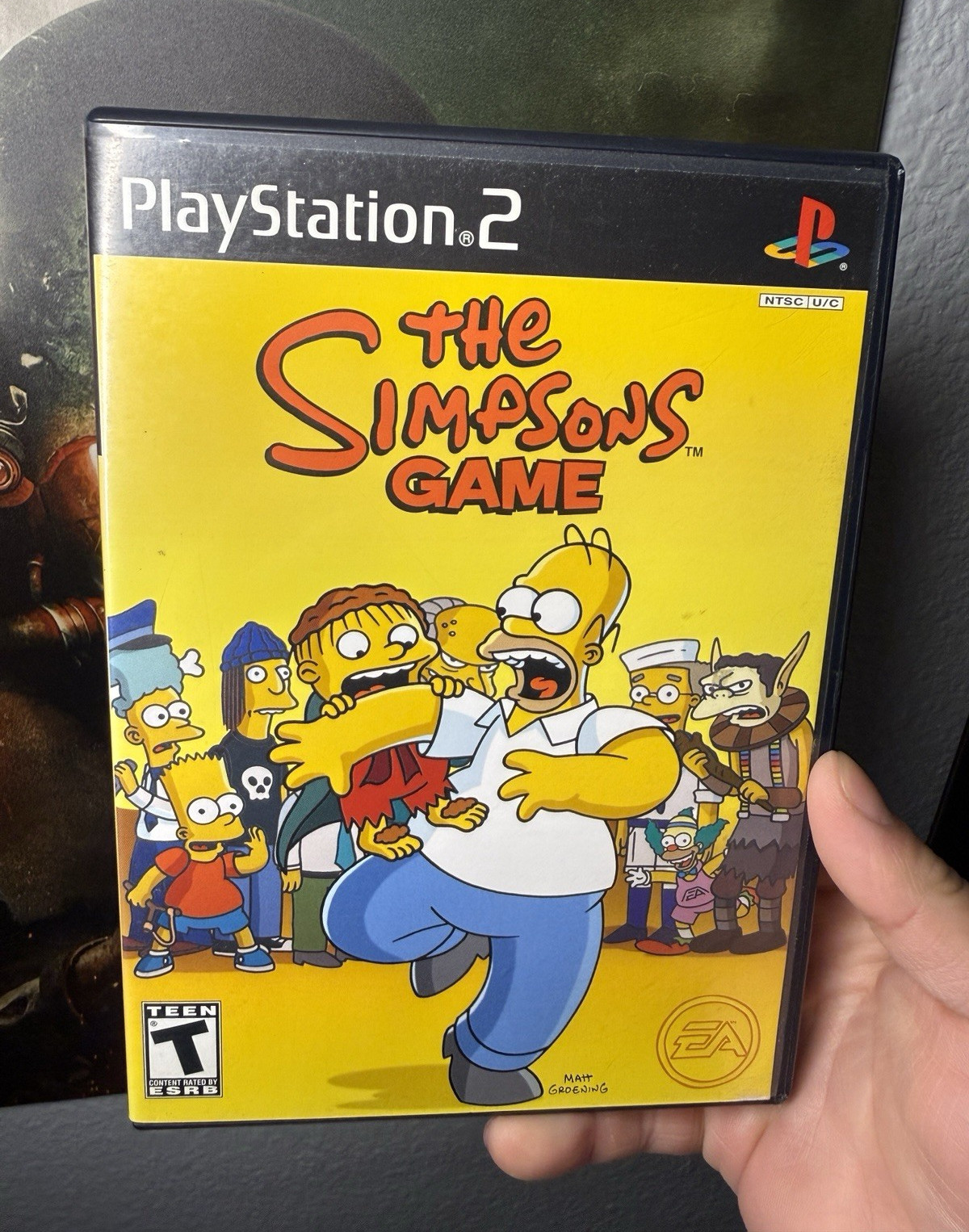 The Simpsons Game PS2 CIB with Poster