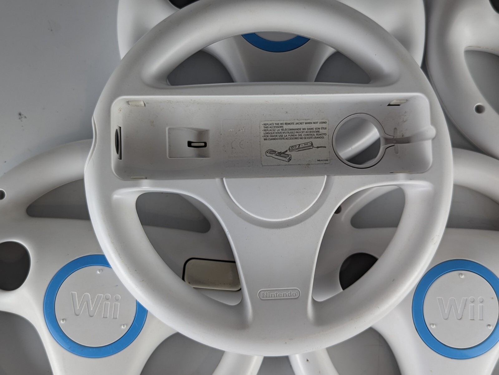 Nintendo Wii OEM Wheel RVL-024 Mario Kart Steering Wheel Lot of 5