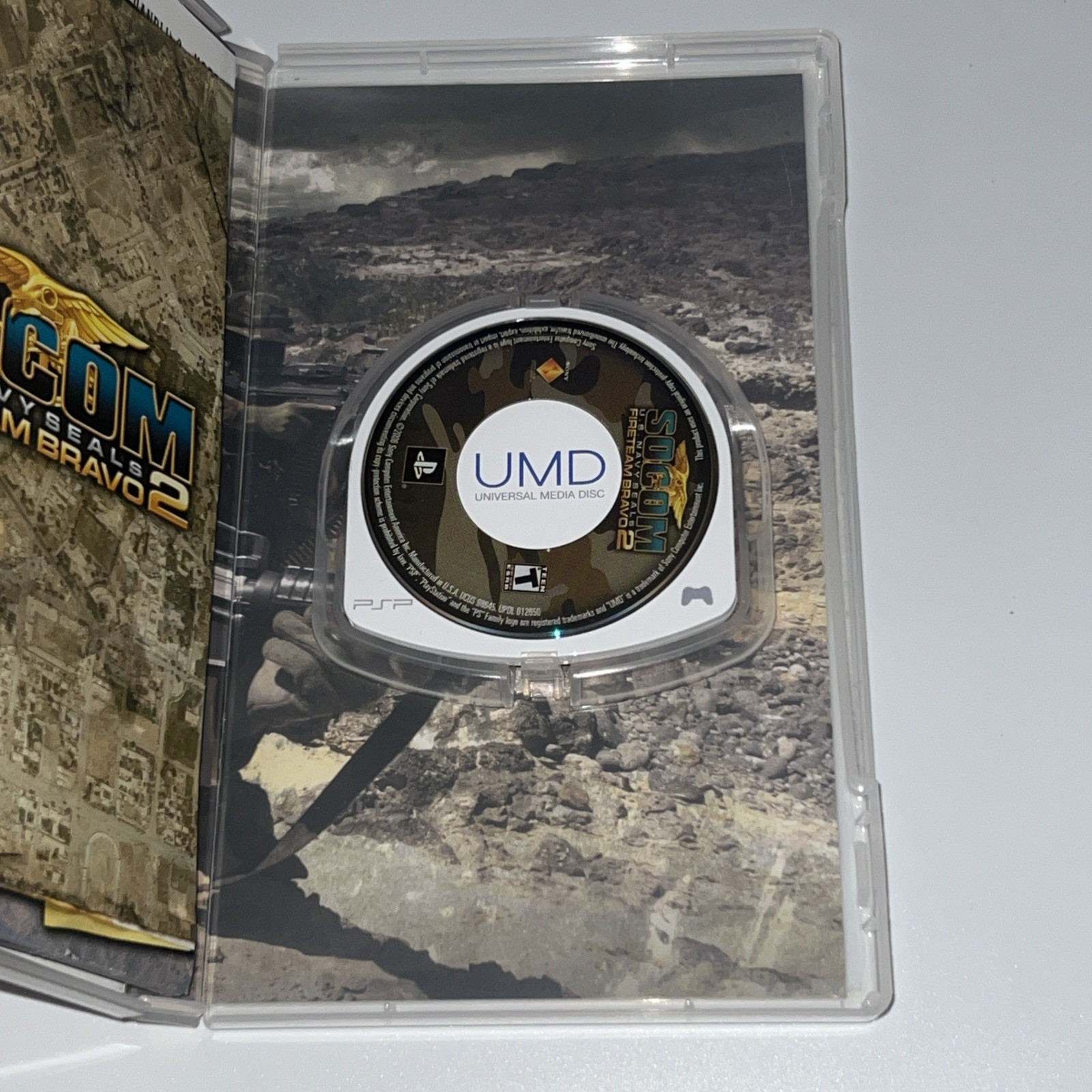 SOCOM: U.S. Navy SEALs — Fireteam Bravo 2 (Sony PSP, 2006) CIB Very Good Tested