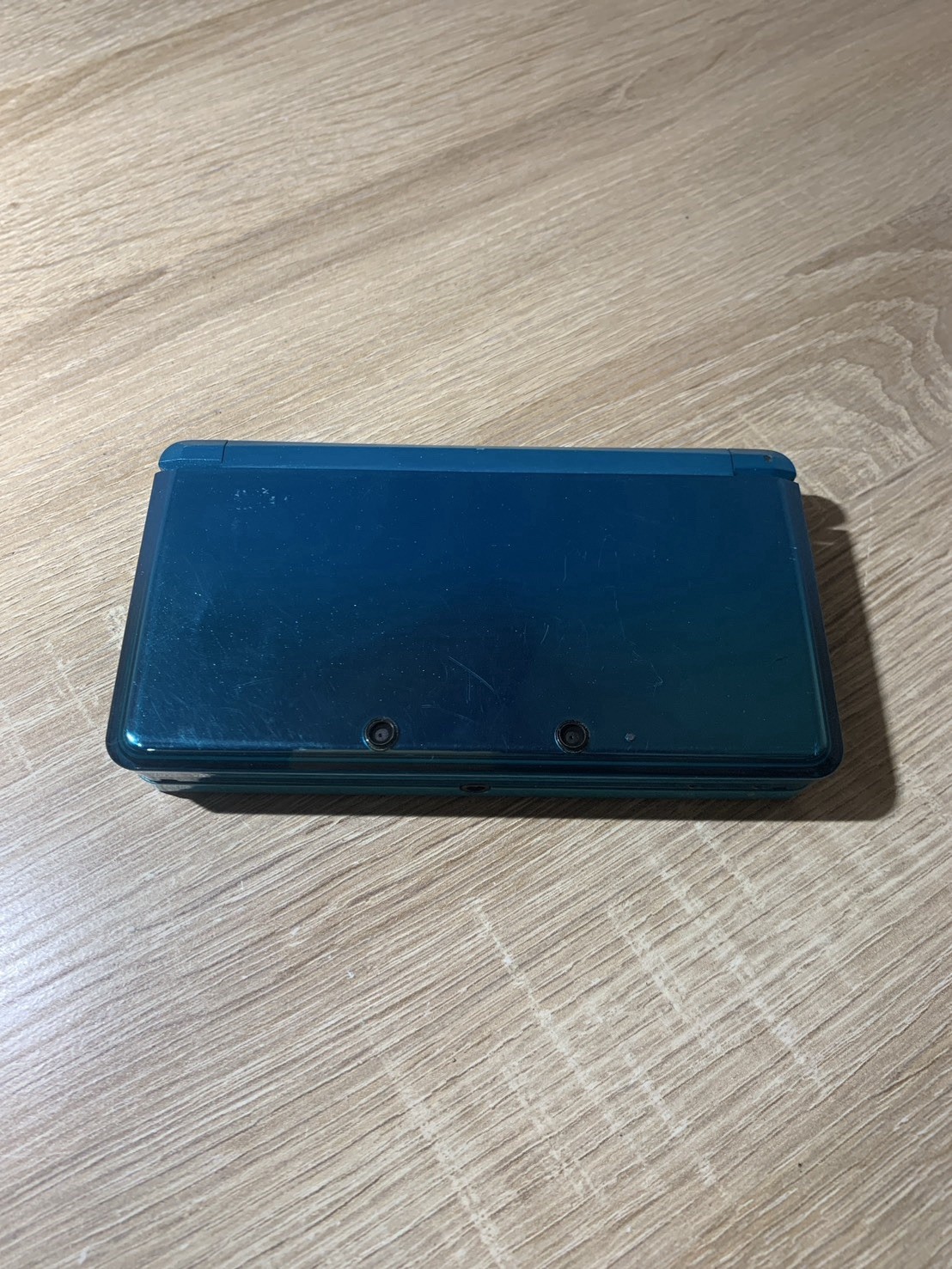 1405 Nintendo 3DS Aqua Blue Good TESTED