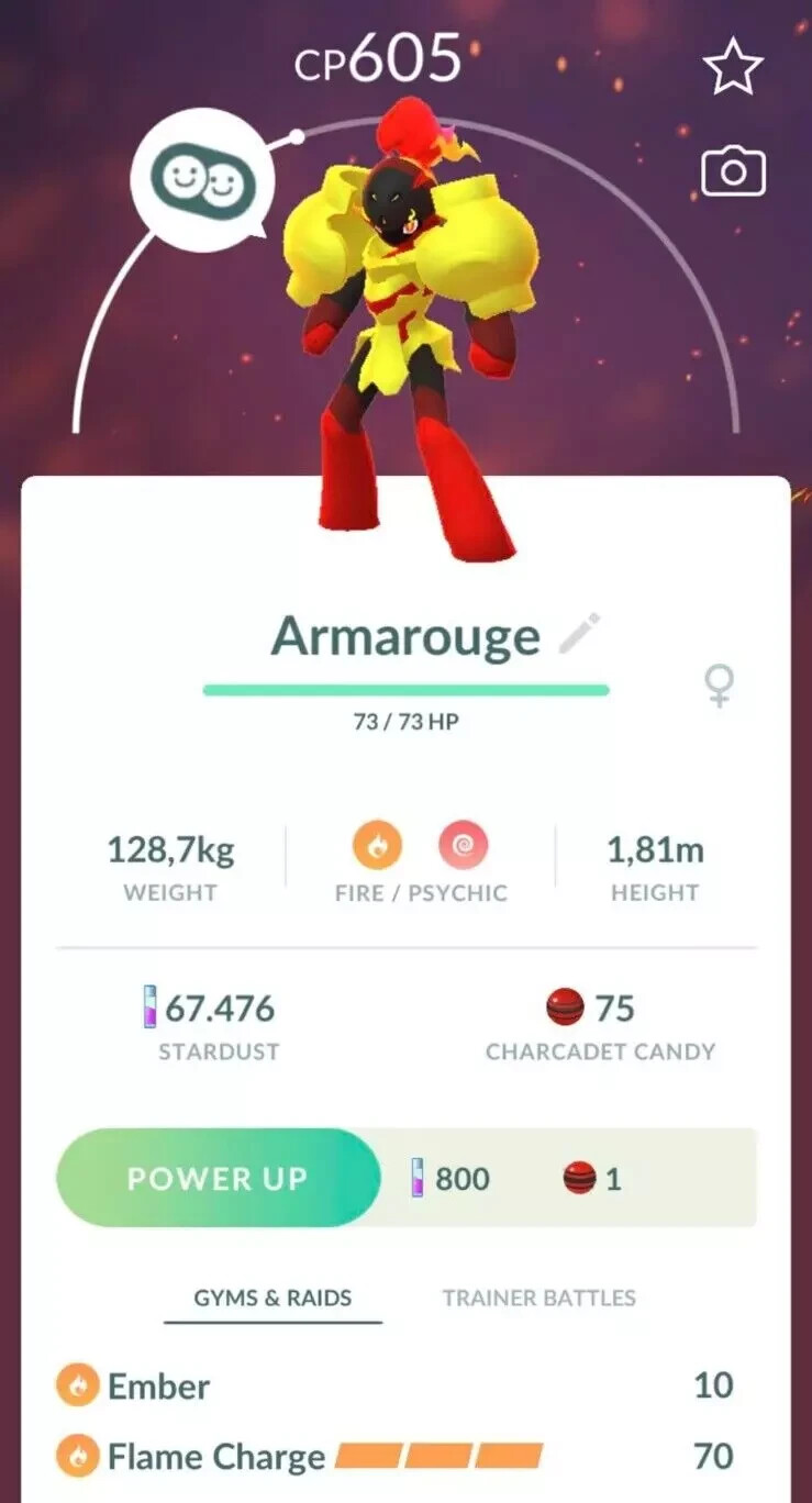 – Armarouge – P T C – 80k stardust -Description