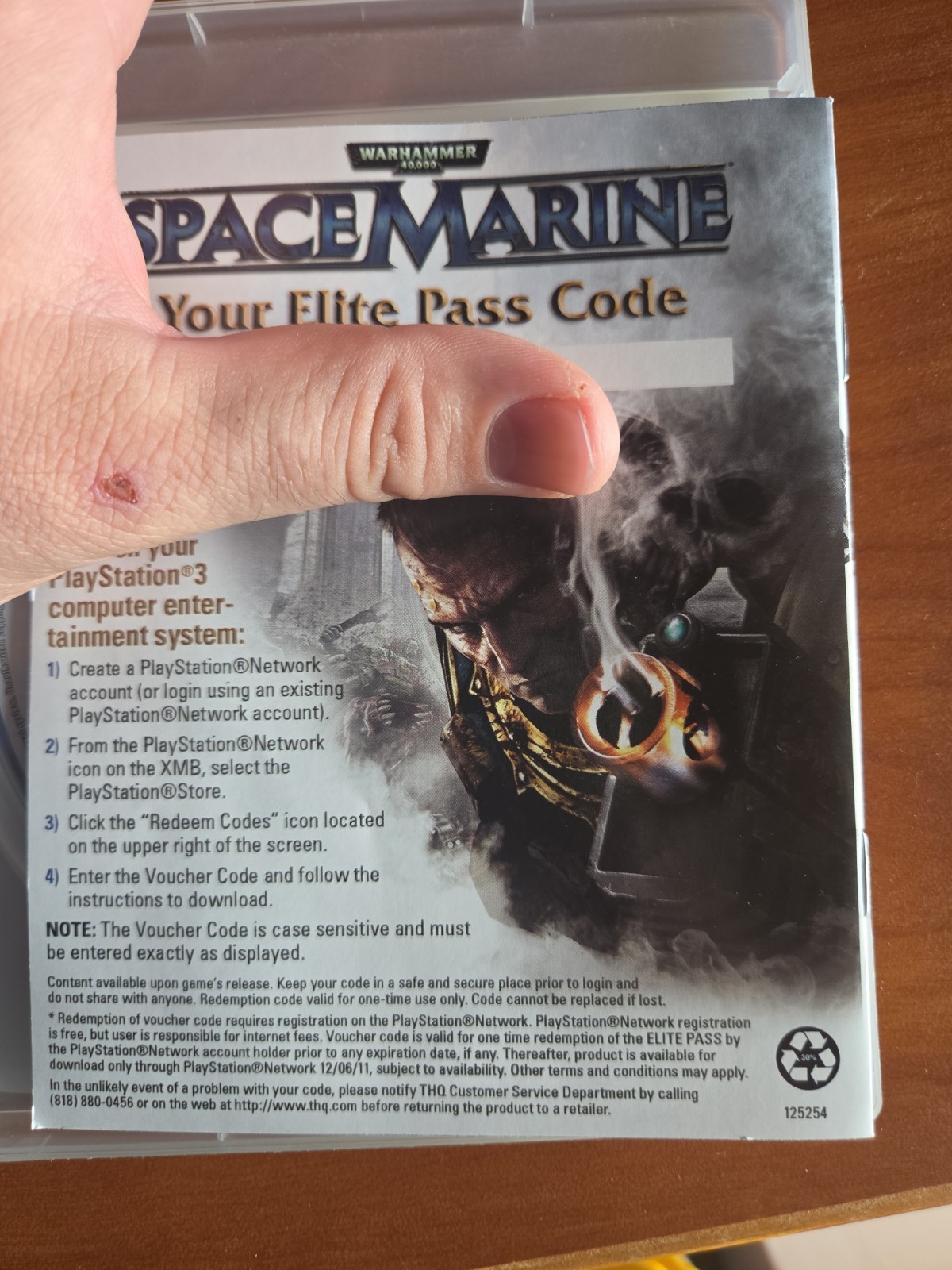 Warhammer 40,000: Space Marine (Sony PlayStation 3, 2011)