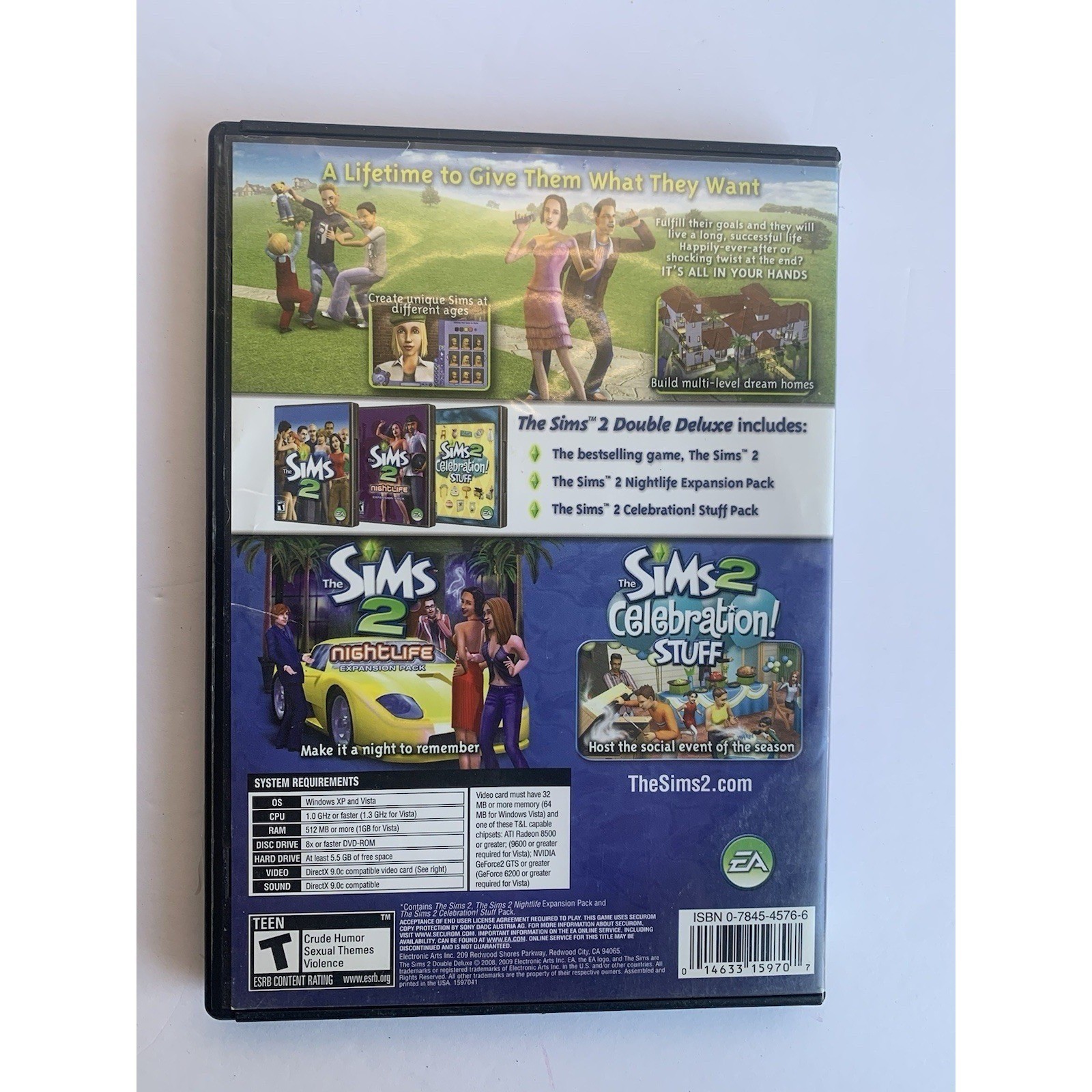 The Sims 2 Double Deluxe Seasons and The Sims Medieval Limited Edition PC Game