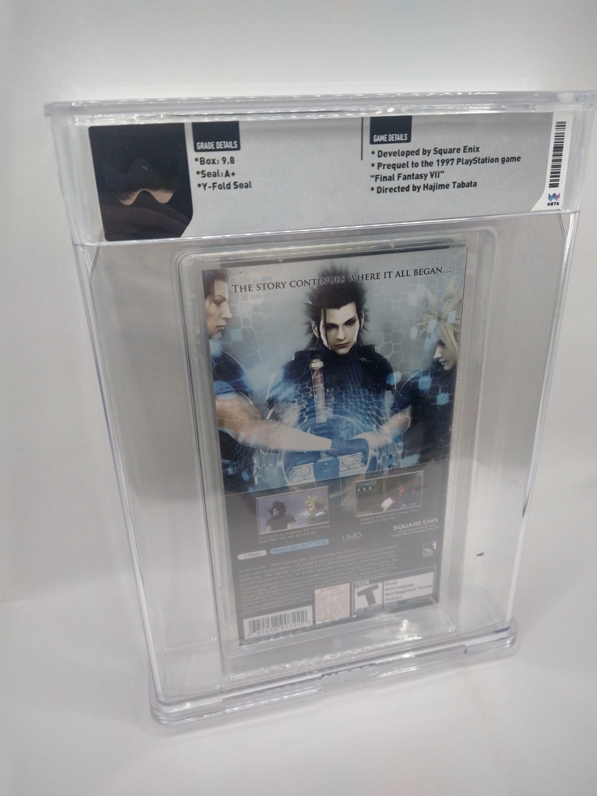 Final Fantasy Crisis Core (Non-Foil) PlayStation (PSP) (WATA 9.8 A+) [Brand New]