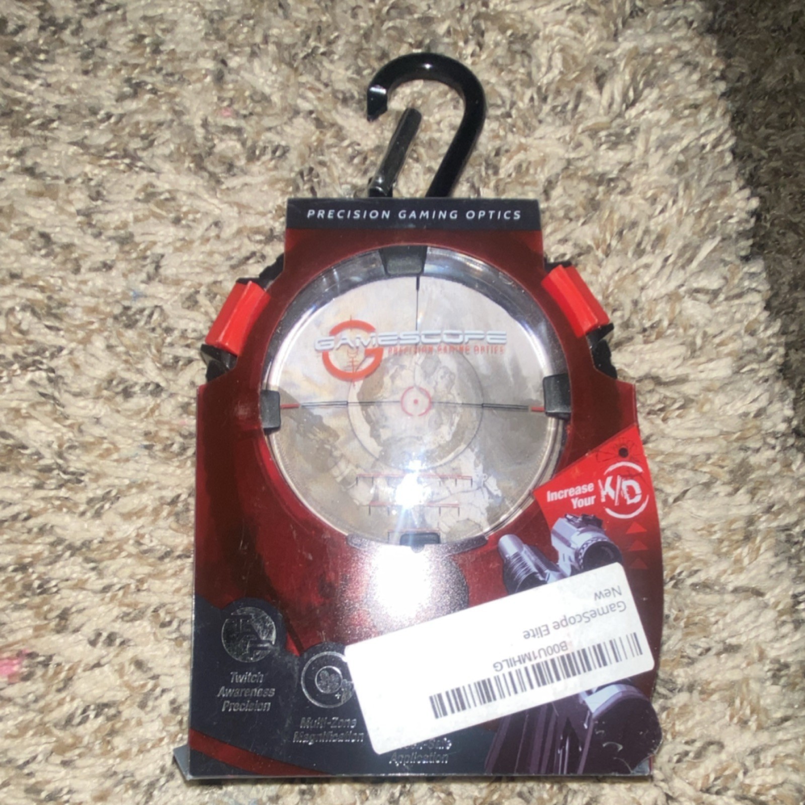 Gamescope Precision Gaming Optic Red Clear Precision Reflex External Attachment