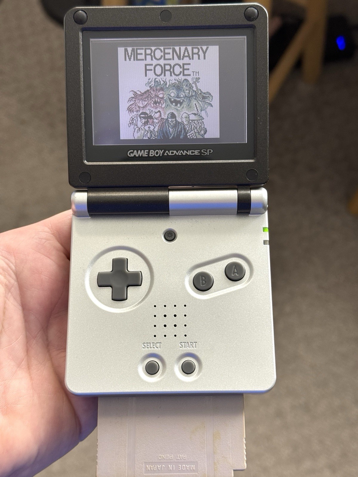 Mercenary Force (Nintendo Game Boy, 1990) Authentic, Cleaned Pins, Tested
