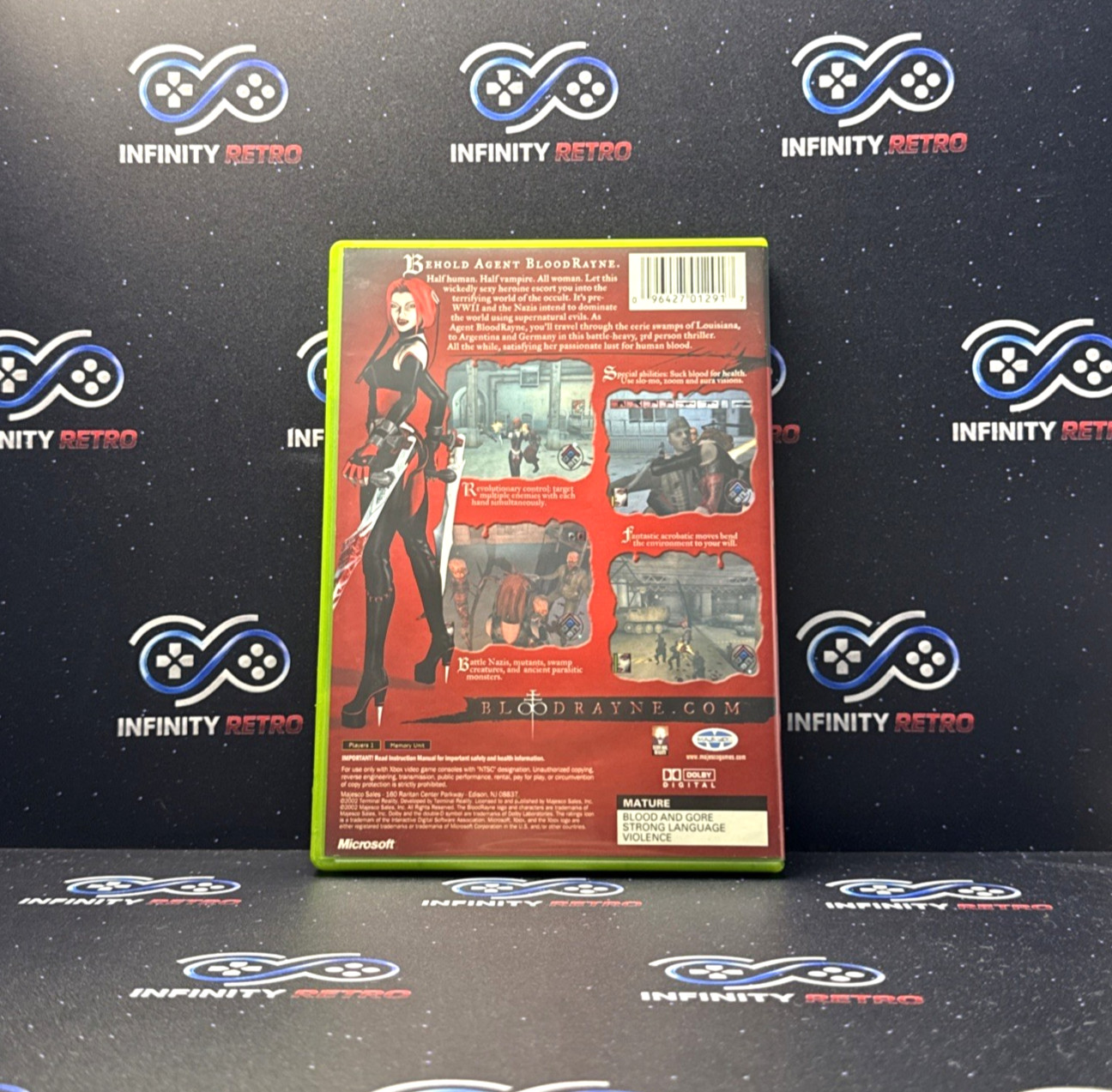 BloodRayne Microsoft Original Xbox CIB Complete Refurbished Tested Free Shipping