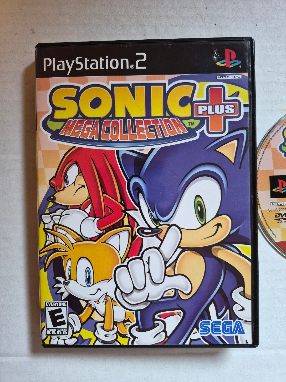 Sonic Mega Collection Plus PS2 PlayStation 2 Complete Case Game Tested No Manual