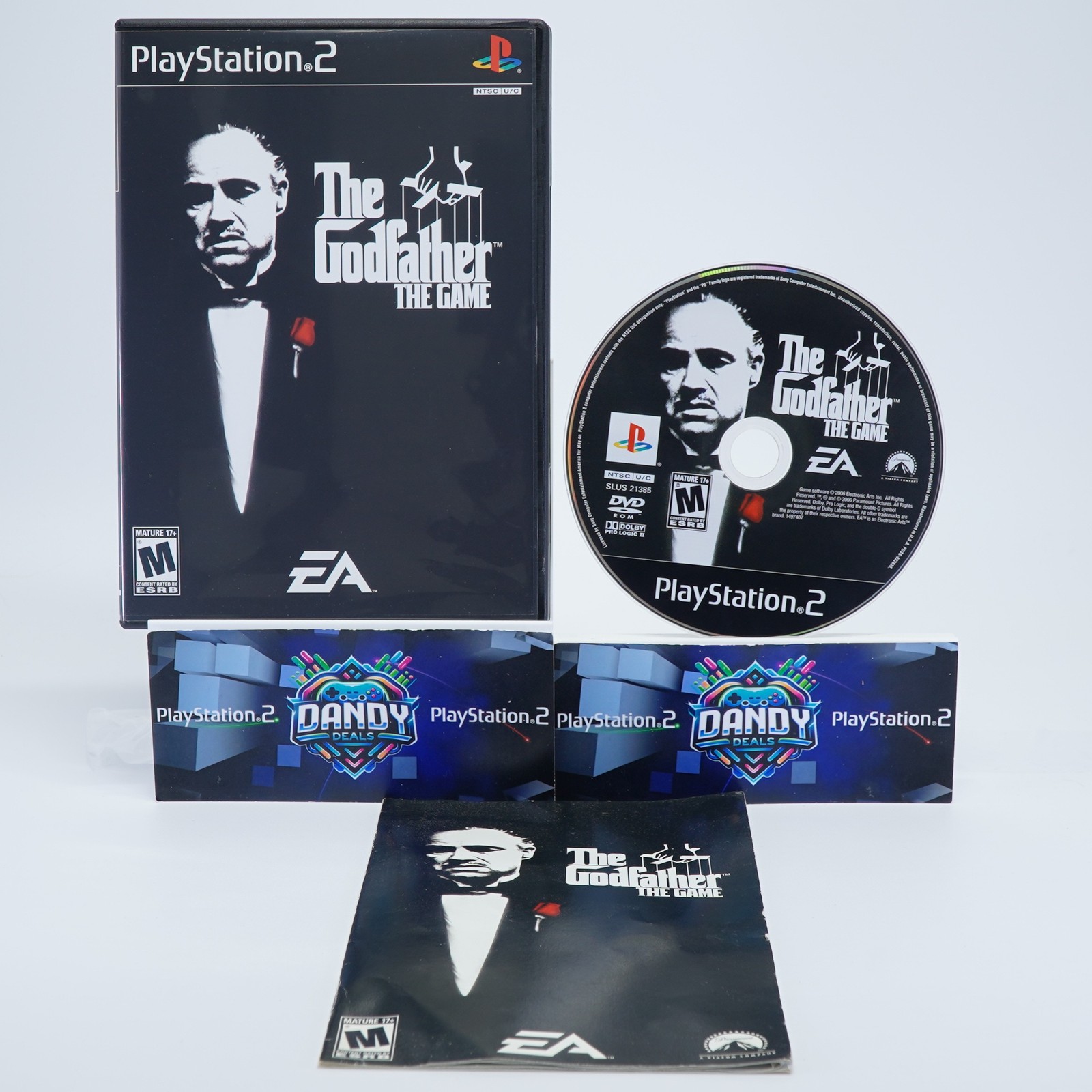 The Godfather PS2 Black Label – CIB W/ Manual – PlayStation 2