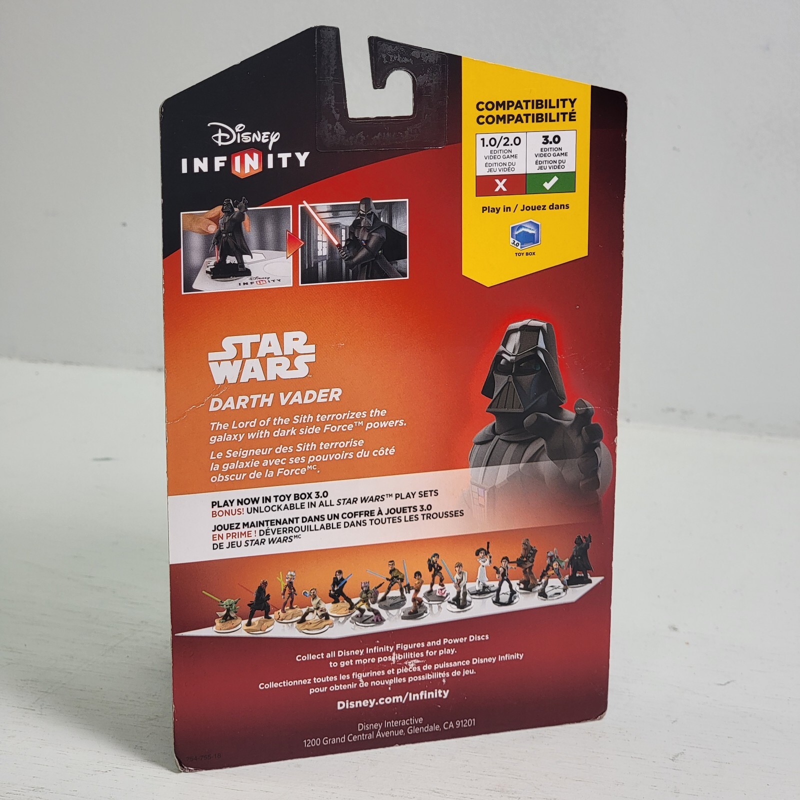 Disney Star Wars DARTH VADER Character Figure DISNEY INFINITY 3.0 Edition New!