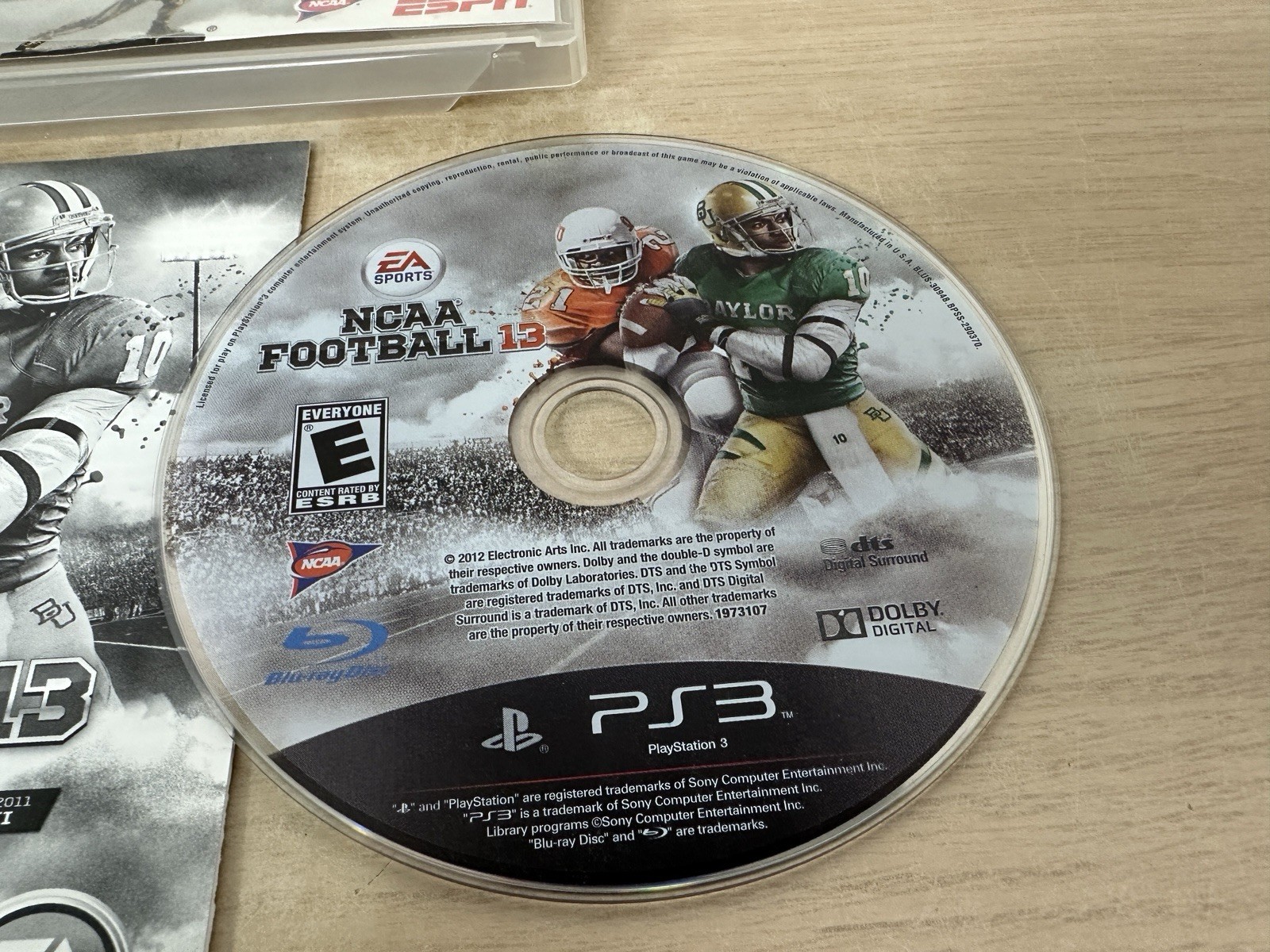 NCAA Football 13 – PlayStation 3, PS3 – CIB Complete w/ Manual & Insert – Tested