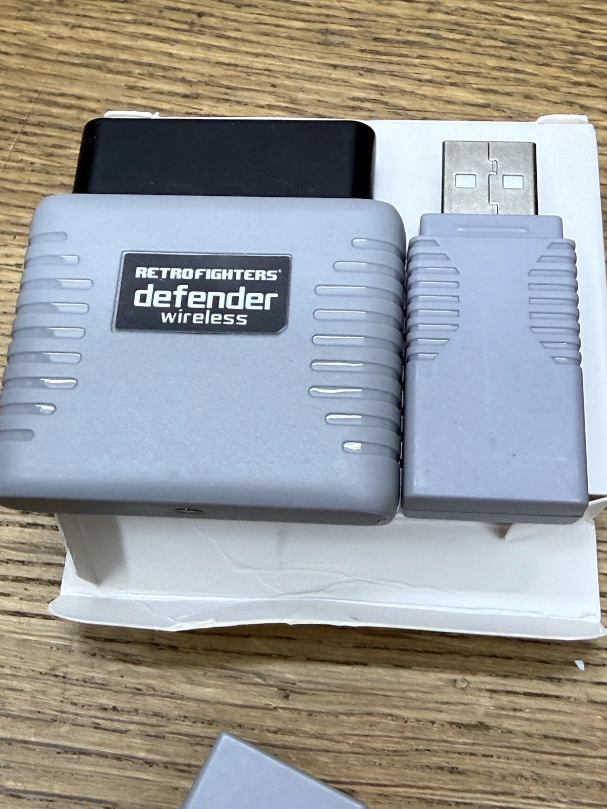 Retro Fighters Defender Wireless Controller Playstation 1 2 3 -New Dongles Gray