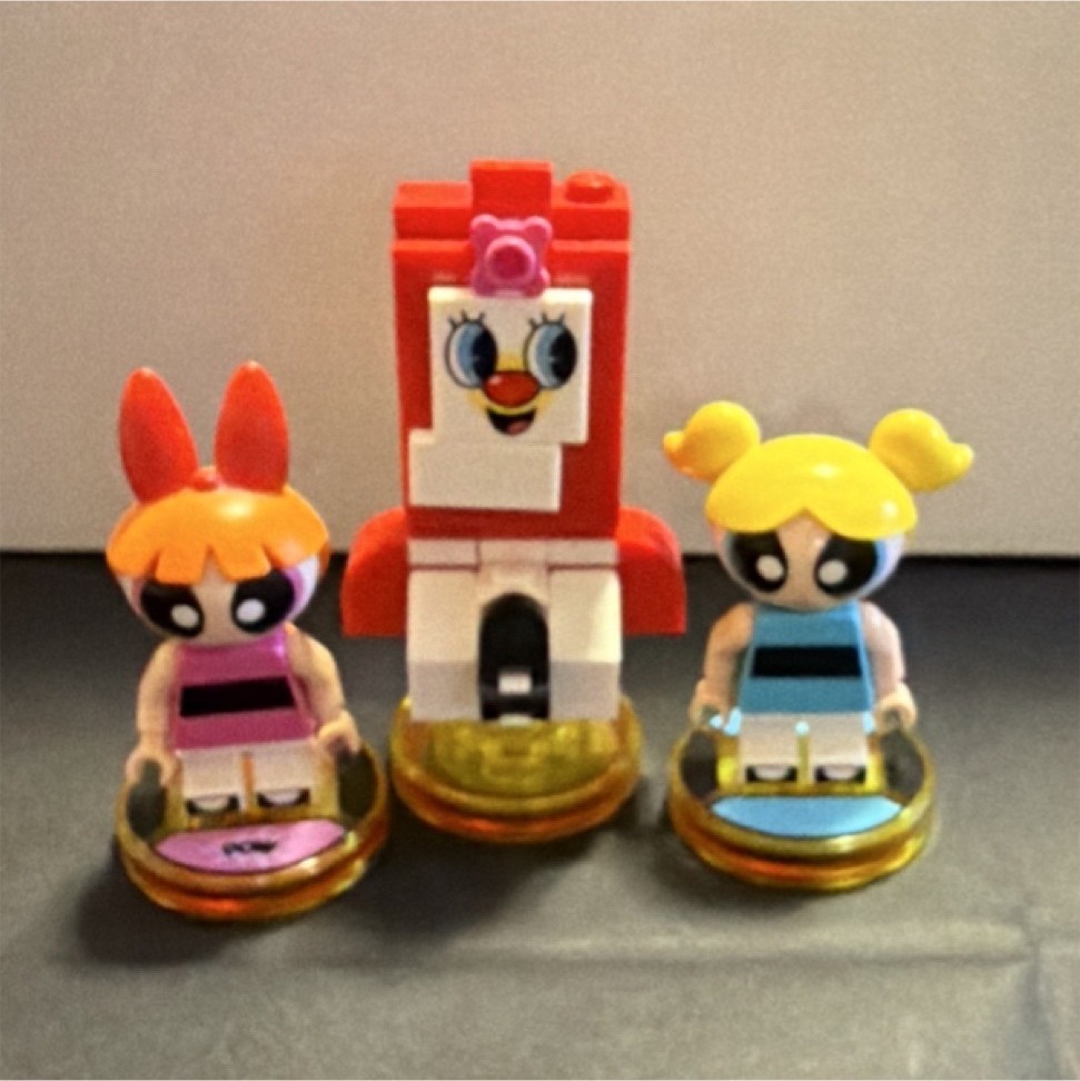 LEGO Dimensions Powerpuff Girls lot Blossom Bubbles 71346 incomplete PLEASE READ