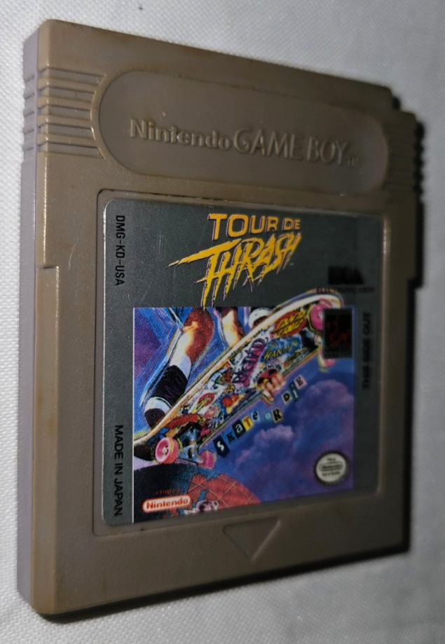 Skate or Die Tour De Thrash Cartridge Only Authentic Nintendo GameBoy USA 1991