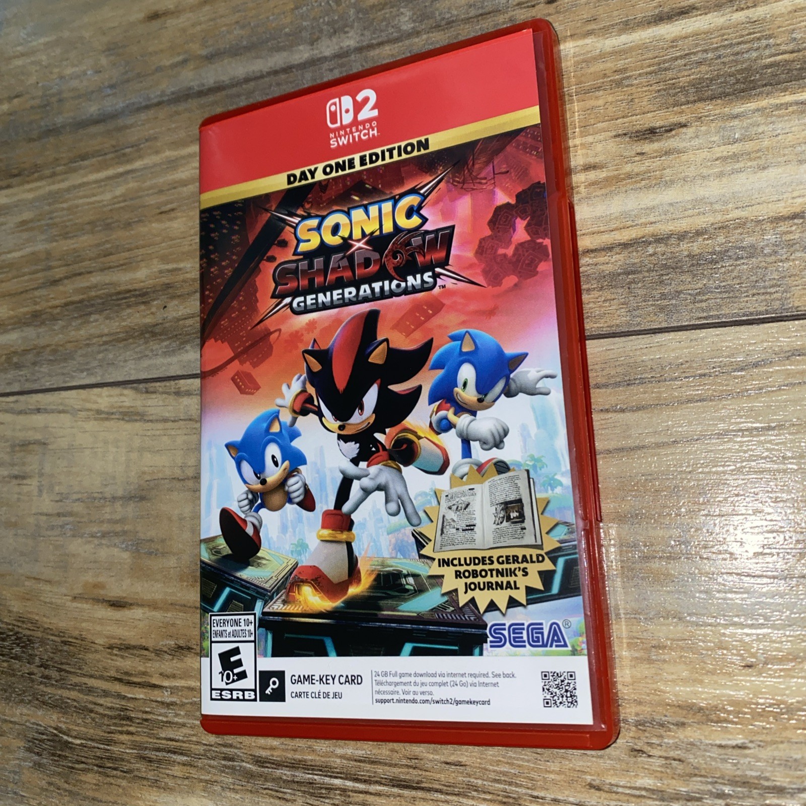 Sonic X Shadow Generations (Nintendo Switch 2) CASE ONLY NO GAME IS INCLUDED