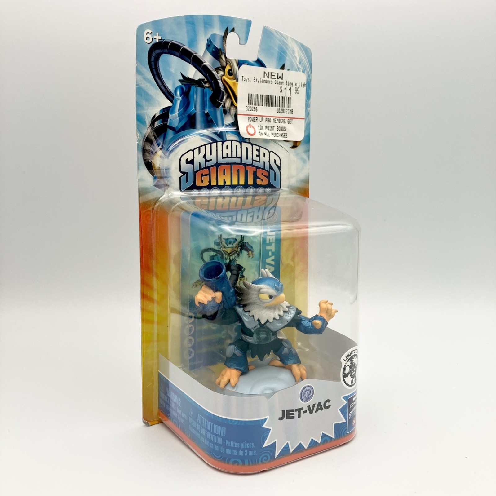 Skylanders Giants Jet Vac Lightcore Figure NIB Activision NEW SEALED