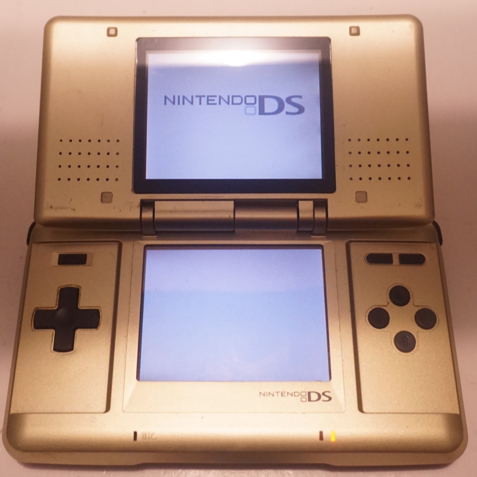 Nintendo DS Original Gold Toys R Us Exclusive Console Only Tested OEM System